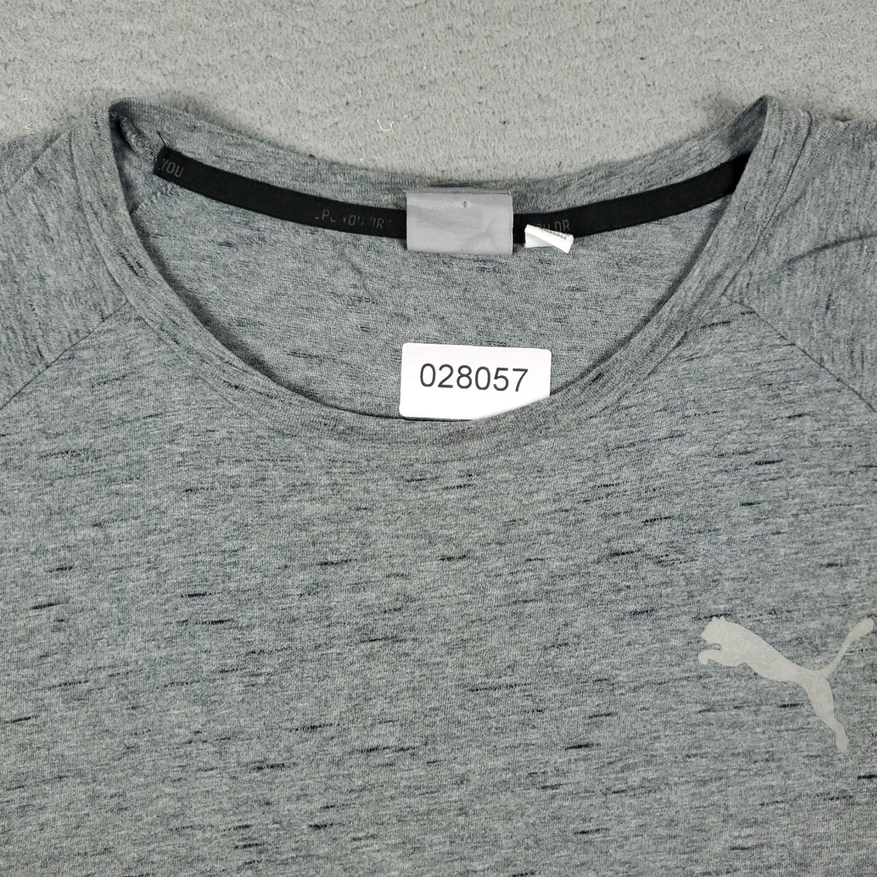 Puma Puma T Shirt Mens Large Gray Casual Active Work Out Short Sleeve Adult Size US L / EU 52-54 / 3 - 3 Thumbnail