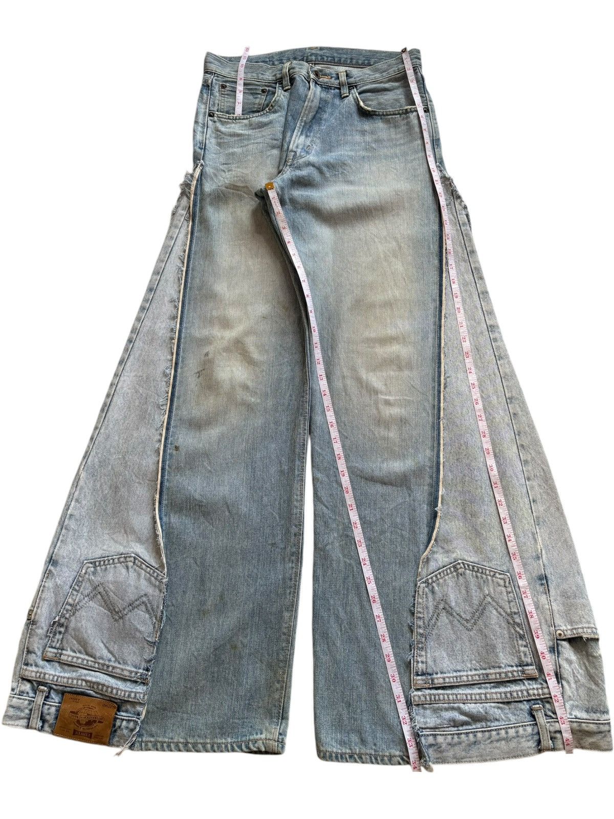 Edwin × Japanese Brand Vintage Japanese Edwin 505zx Selvedge Custom Flare Jeans Size US 32 / EU 48 - 13 Thumbnail