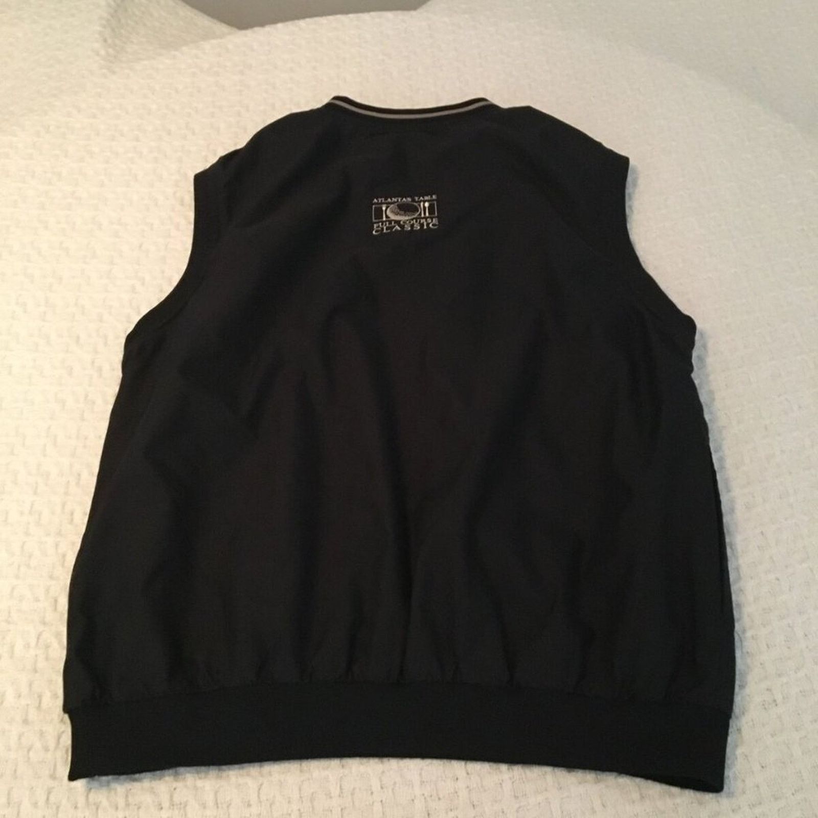 Dunbrooke Dunbrooke Club Collection Golf Vest Men's XL Black w/ White Size US XL / EU 56 / 4 - 7 Thumbnail