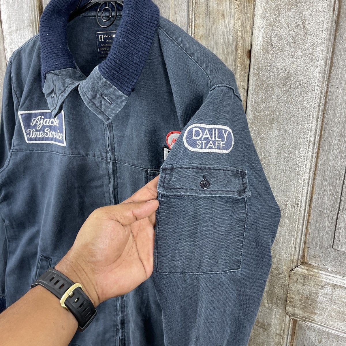 Japanese Brand × Vintage Vintage Has.Been Blue Workers Jackets Size US M / EU 48-50 / 2 - 5 Thumbnail