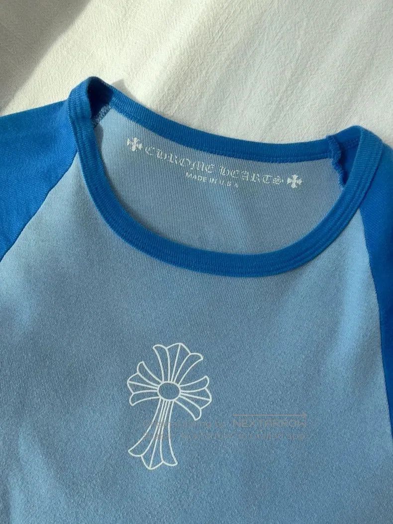 Chrome Hearts Chrome Hearts Blue Short Sleeve T-Shirt. Size US M / EU 48-50 / 2 - 2 Thumbnail