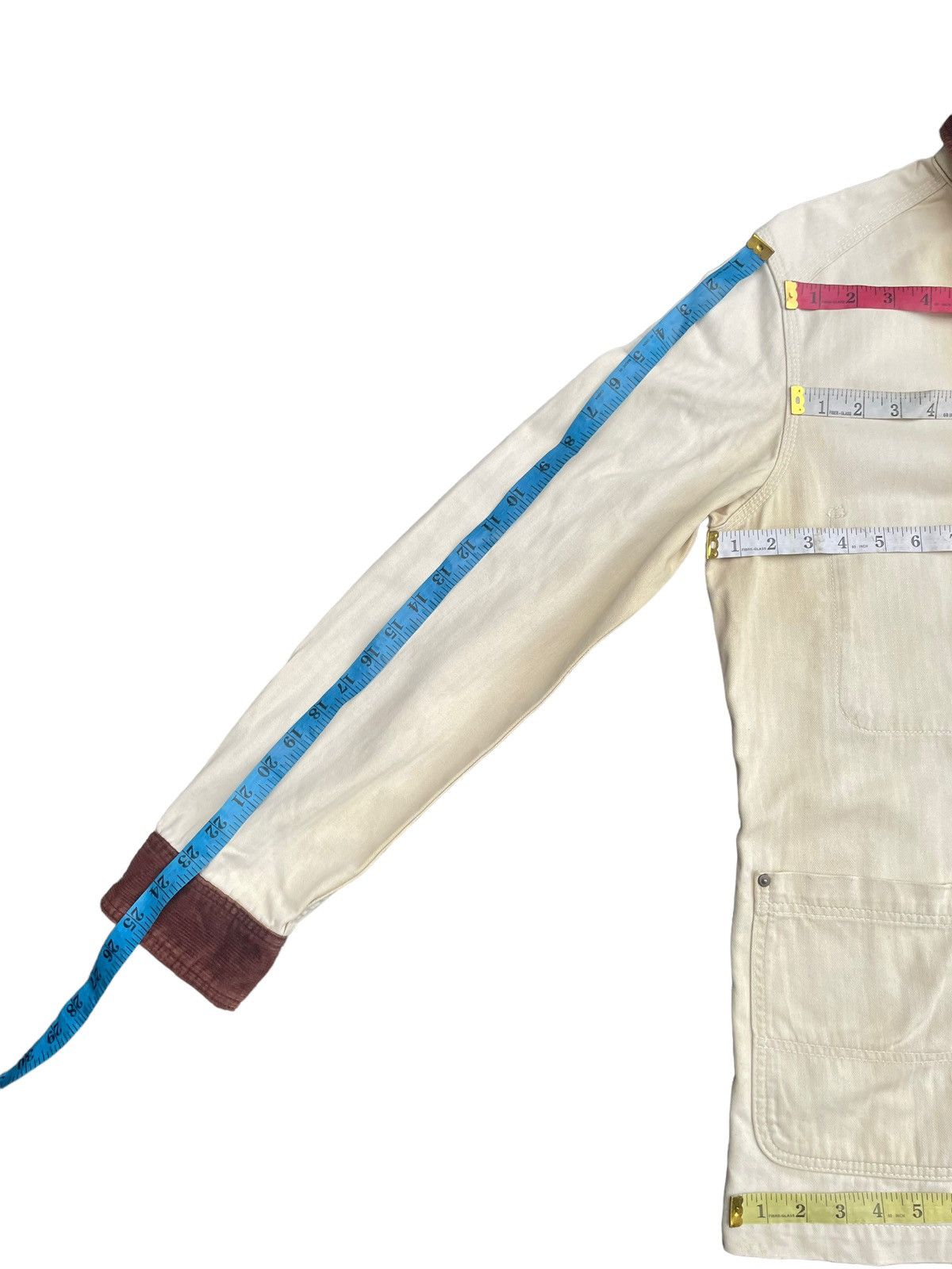 Japanese Brand Takeo Kikuchi Herringbone Twill Chore Jacket Size US M / EU 48-50 / 2 - 19 Thumbnail