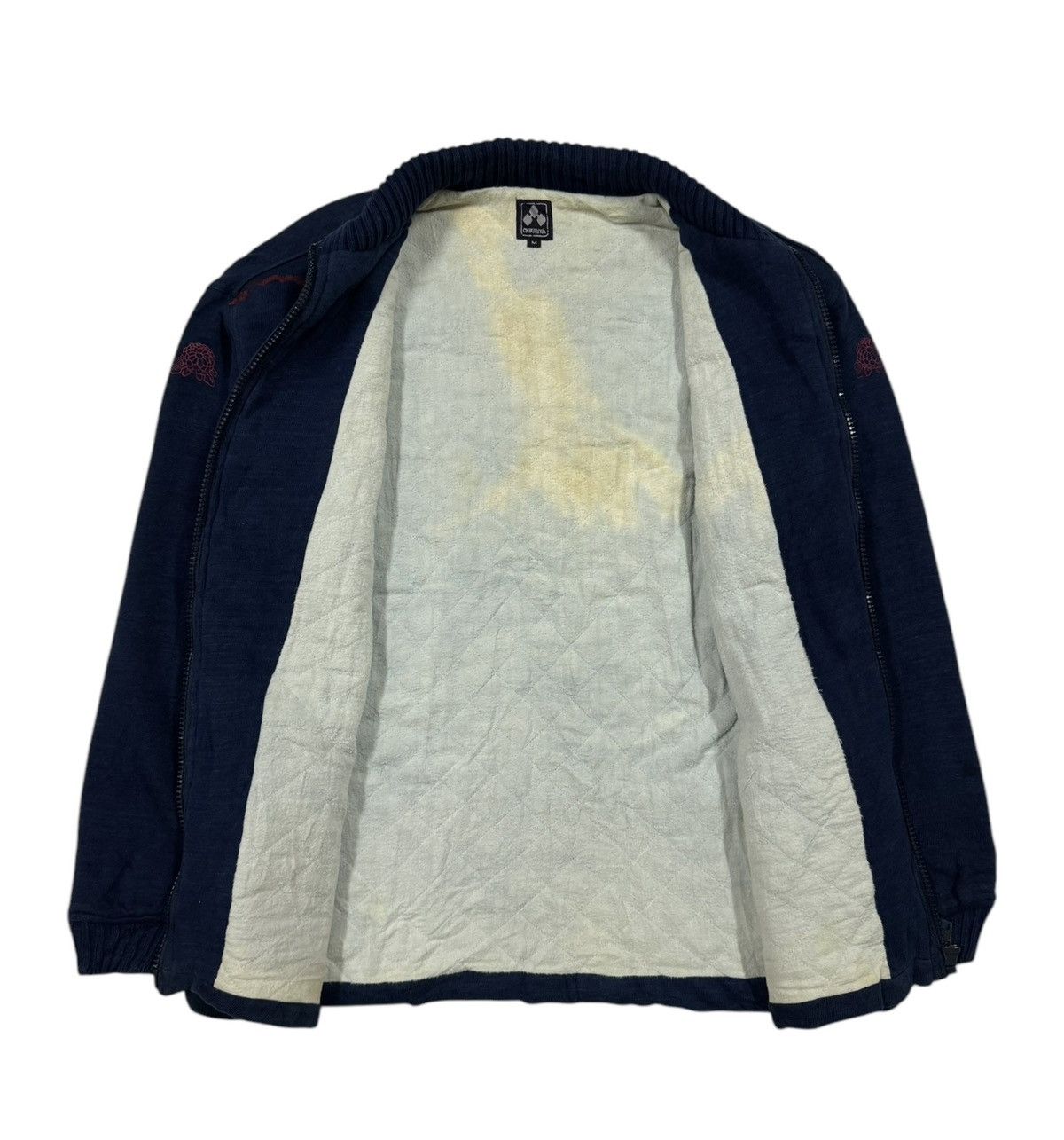 45rpm × Japanese Brand × Vintage Vtg🔥Chikiriya Artist Tatoo Design Artwork Indigo Sweater Size US M / EU 48-50 / 2 - 3 Thumbnail