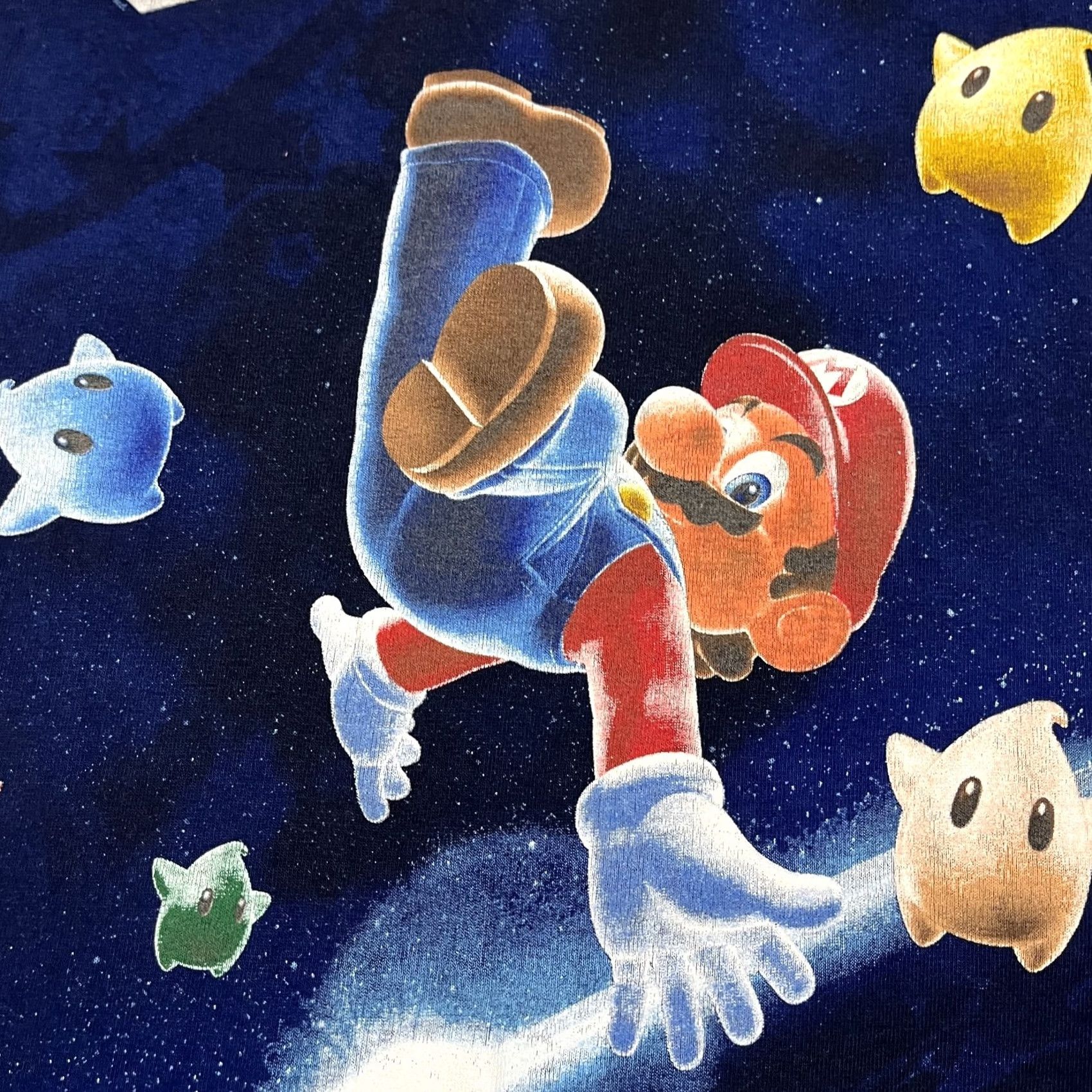Delta New title: 2007 Super Mario Galaxy Shirt Men S Blue Nintendo Wii Video Game Promo Graphic Size US S / EU 44-46 / 1 - 4 Thumbnail