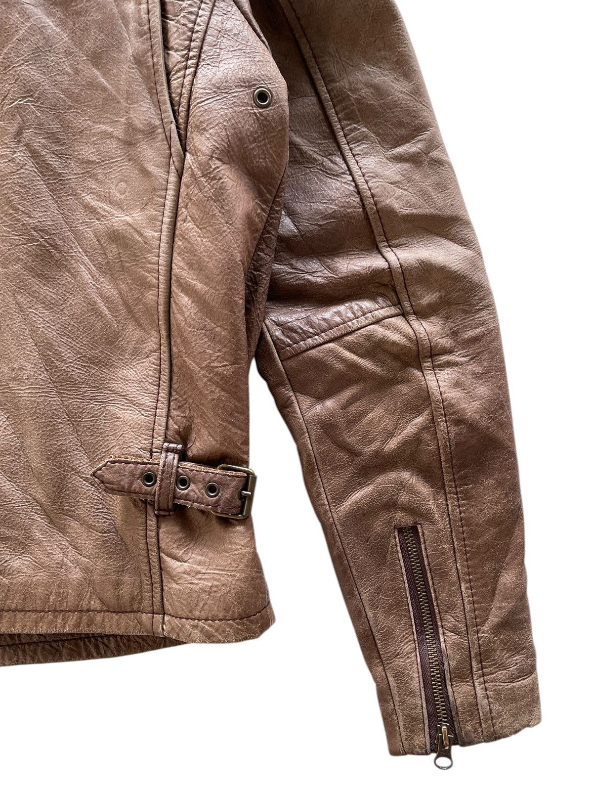 Schott Schott NYC Classic Cafe Racer Leather Jacket Size US M / EU 48-50 / 2 - 11 Thumbnail