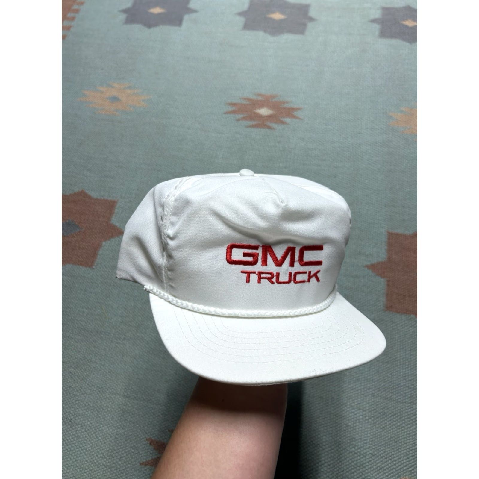 Vintage VINTAGE 80s SnapBack Chevy hat cap White USA made Men Adjustable Swingster embroidered truck USA Size ONE SIZE - 2 Thumbnail