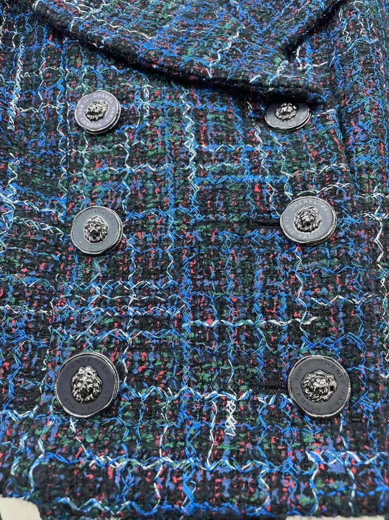 Chanel Chanel 22P color braided double-breasted short jacket 2504- Size XS / US 0-2 / IT 36-38 - 4 Thumbnail