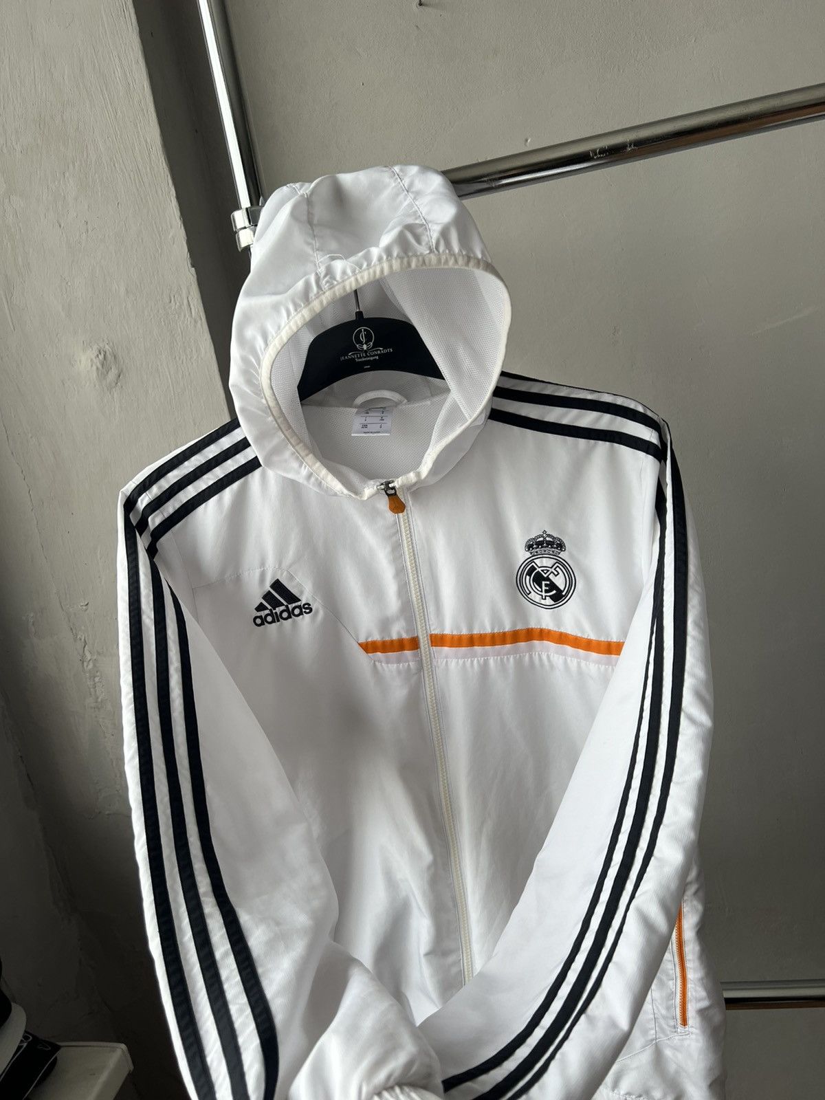 Adidas 2013 REAL MADRID TRAINING TRAVEL SOCCER FOOTBALL JACKET SZ L Size US L / EU 52-54 / 3 - 11 Thumbnail