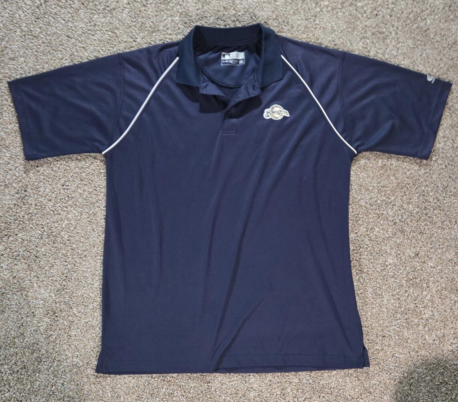 Designer True Fan Genuine Brewers Collared Short Sleeve Shirt Polo Size ONE SIZE - 1 Thumbnail