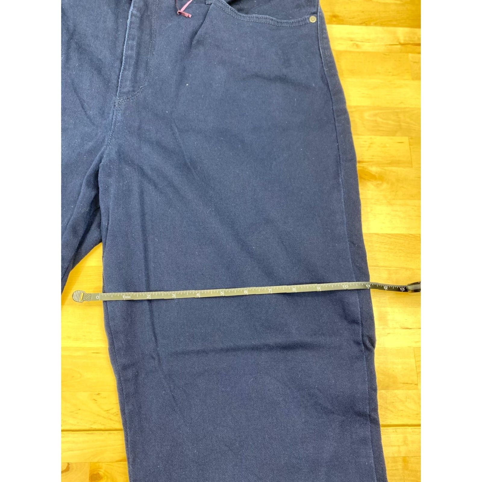 Gloria Vanderbilt Gloria Vanderbilt Jeans Womens 14 Blue Denim Amanda Pants Straight 5-Pocket Logo Embroidered Comfort Stretch Size 36" / US 14 / IT 50 - 7 Thumbnail