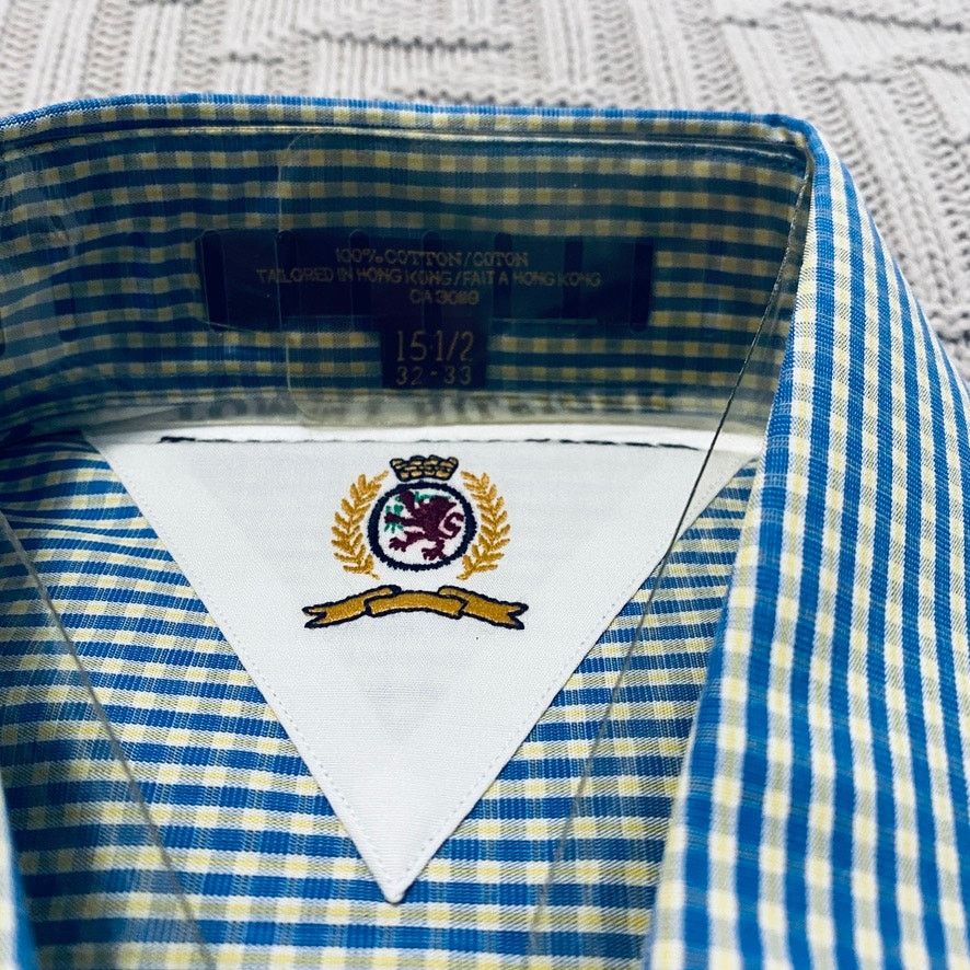 Tommy Hilfiger Tommy Hilfiger blue gingham button down NWT Size US M / EU 48-50 / 2 - 4 Thumbnail