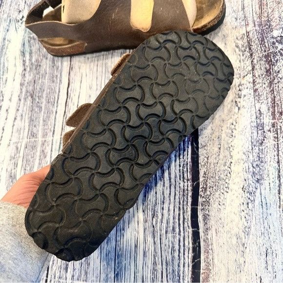 Birkenstock Birkenstock Betula Milano Brown Leather Sandals Size US 10 / IT 40 - 5 Thumbnail