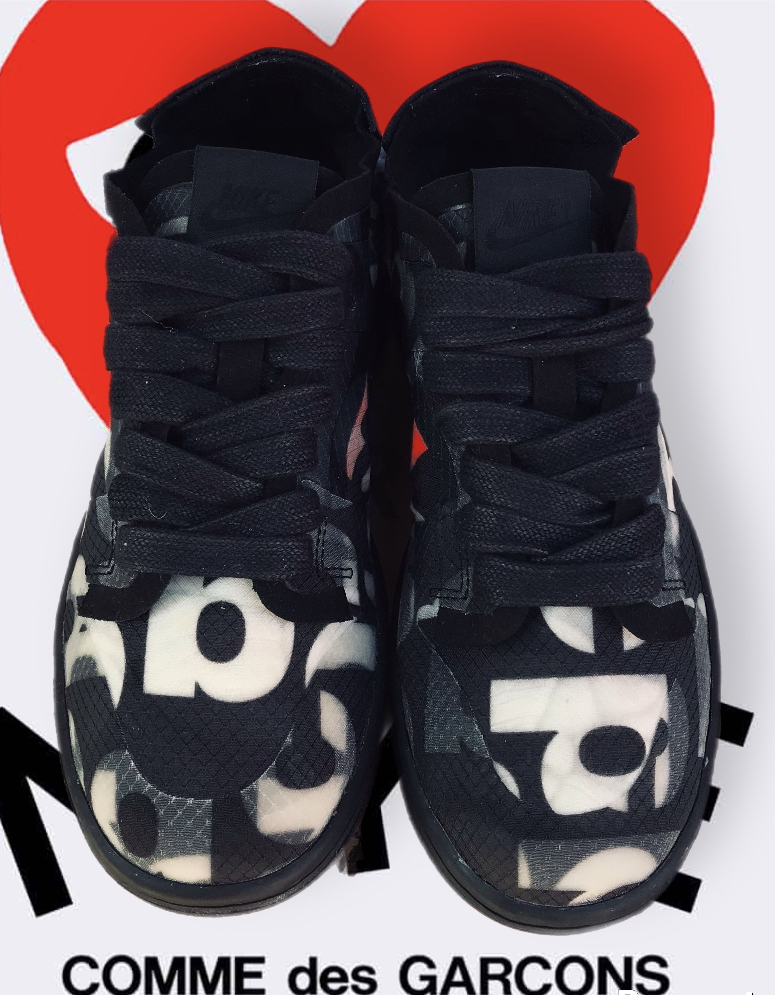Comme des Garcons × Nike Nike Dunk Low x Comme des Garçons Monogram CZ2675-001 CDG Size US 5 / IT 35 - 6 Thumbnail
