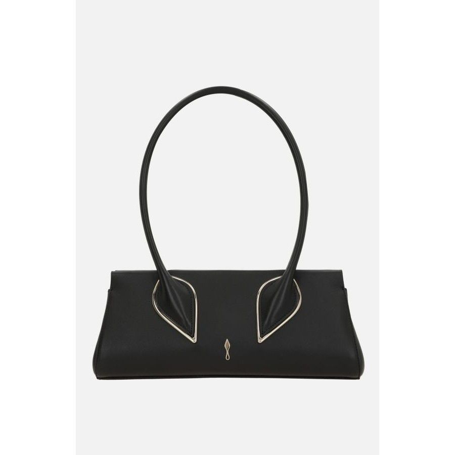 Christian Louboutin CHRISTIAN LOUBOUTIN Venus Black Leather Shoulder Bag New & A Size ONE SIZE - 1 Thumbnail
