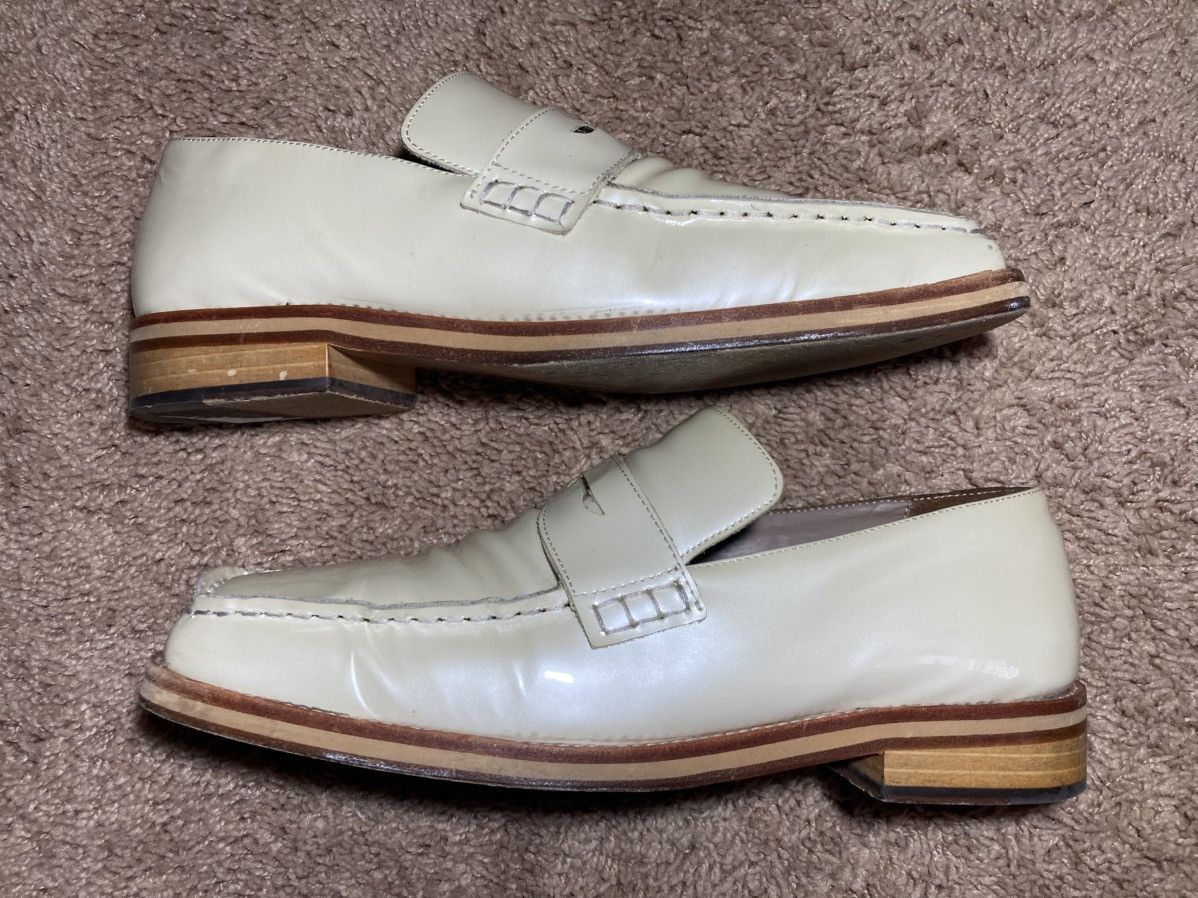 AW20 Martine Rose Patent Leather Cream Penny Loafer 44 2020