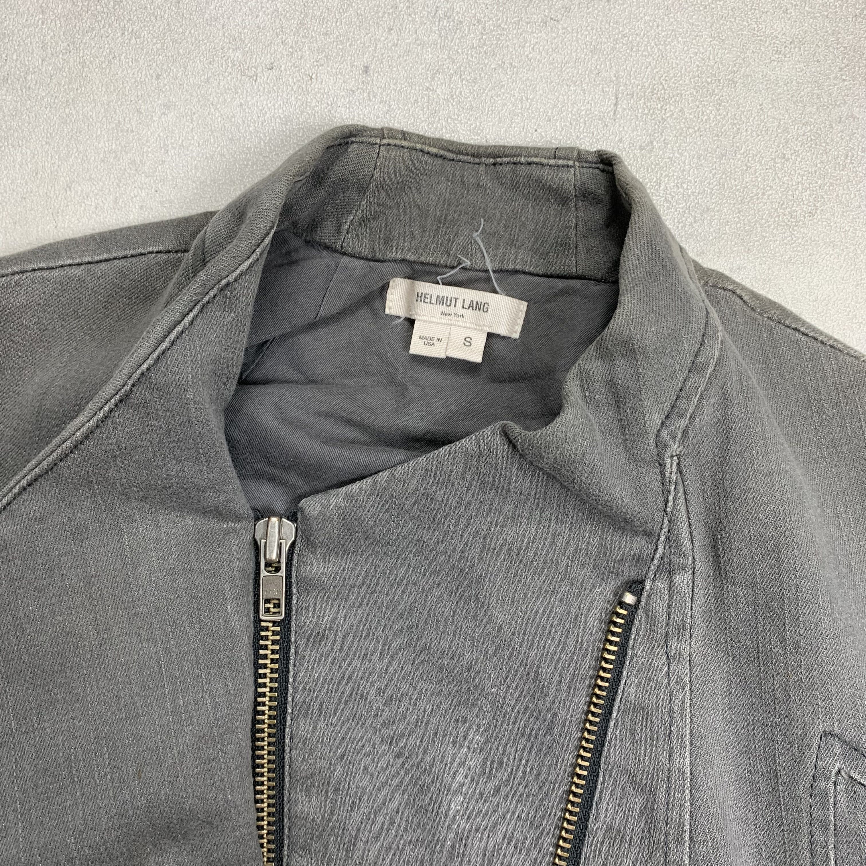 Helmut Lang Helmut Lang Asymmetrical Biker Jacket Size S / US 4 / IT 40 - 8 Thumbnail