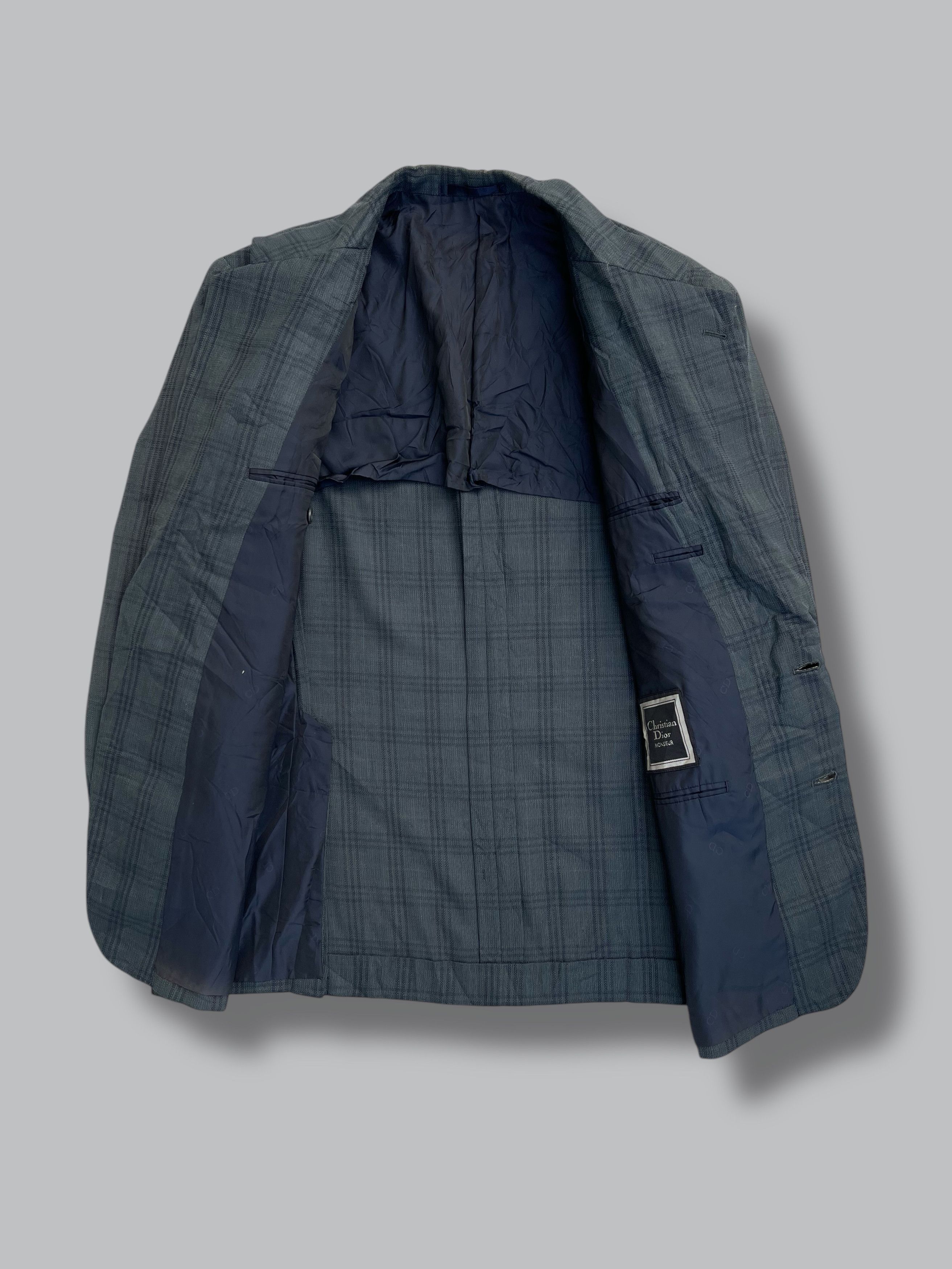 Christian Dior Monsieur 🔥Vintage Christian Dior Men's Plaid Single Breasted Blazer Size US M / EU 48-50 / 2 - 4 Thumbnail