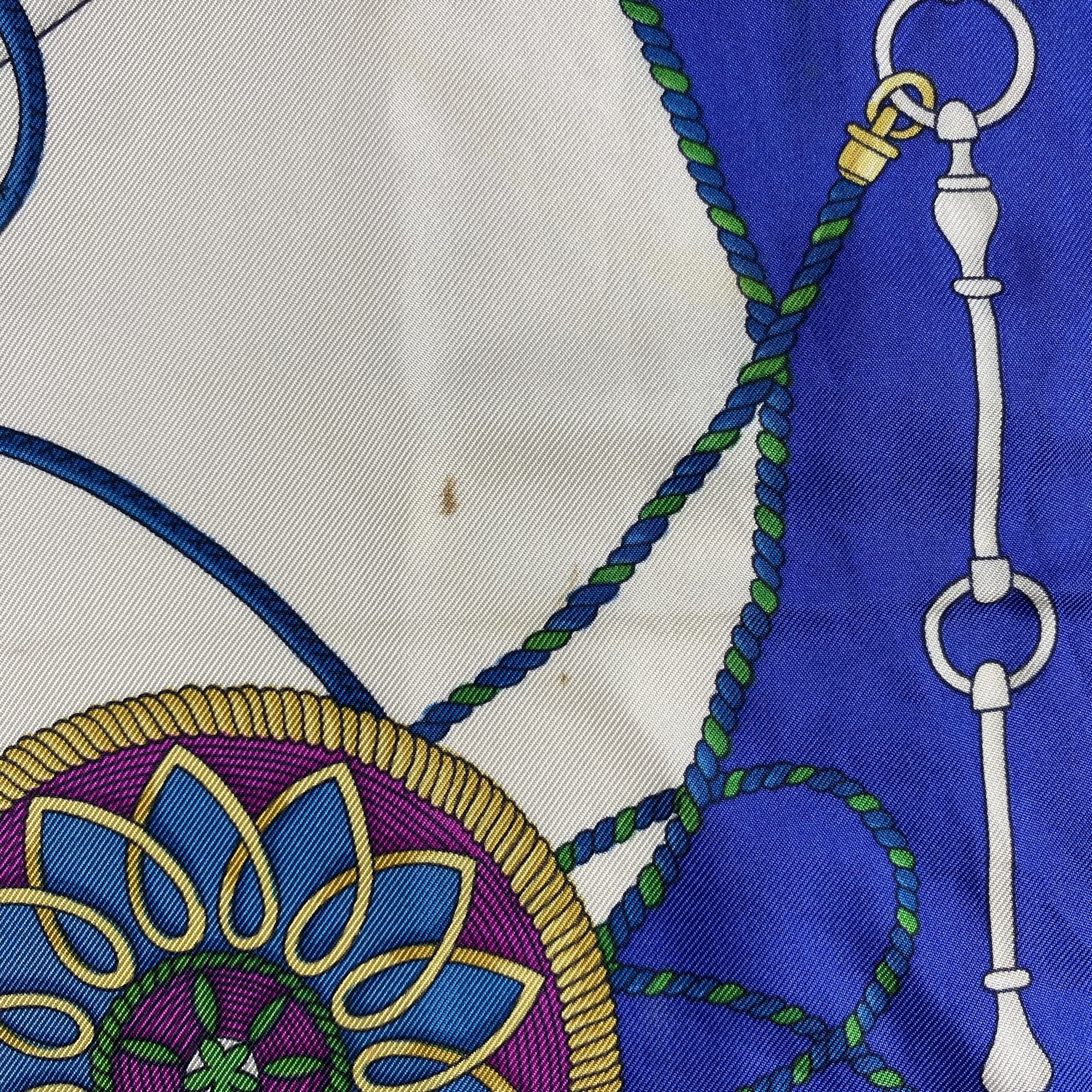 Vintage Vintage Italian Comtesse Silk Scarf SS038 Size ONE SIZE - 11 Thumbnail