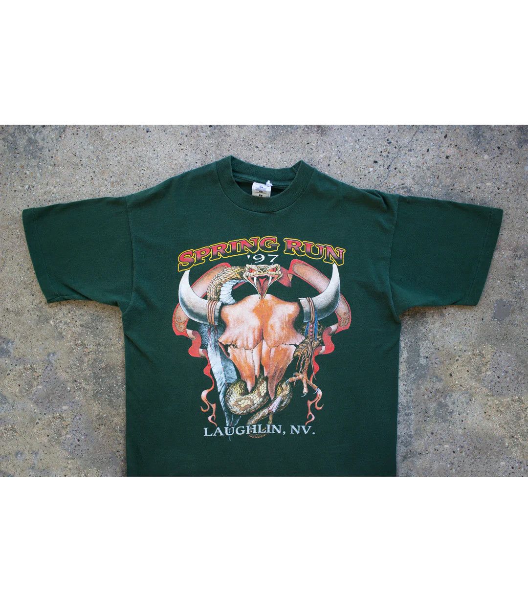 Vintage 1997 Vintage Spring Run T-Shirt Size US L / EU 52-54 / 3 - 3 Thumbnail