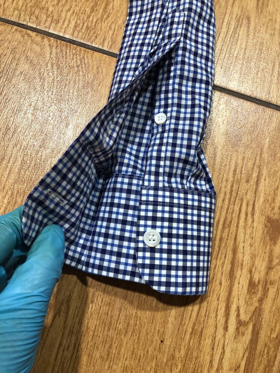 Prada Luxury Prada 100% Cotton Checkered Button Up Shirt Size US L / EU 52-54 / 3 - 9 Thumbnail