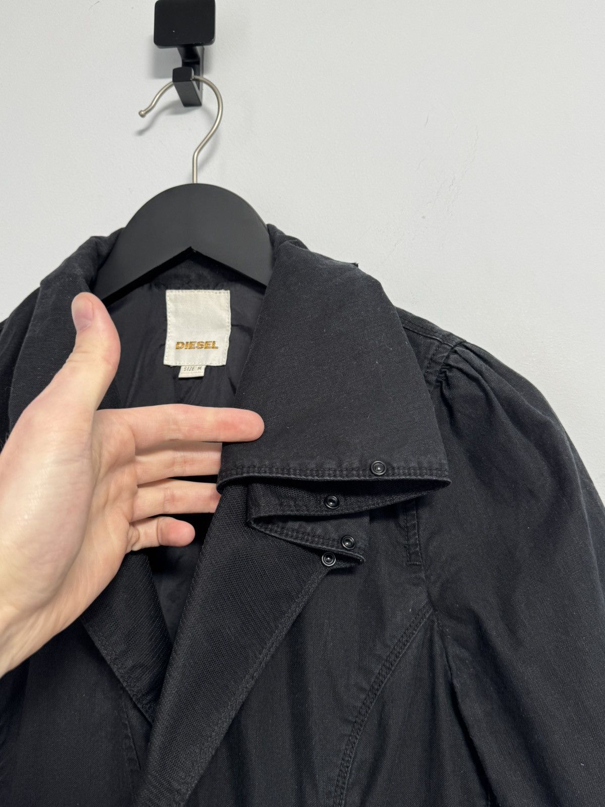 Diesel Diesel Vintage Y2K Hemp Cotton Military Deconstructed Jacket Size M / US 6-8 / IT 42-44 - 10 Thumbnail