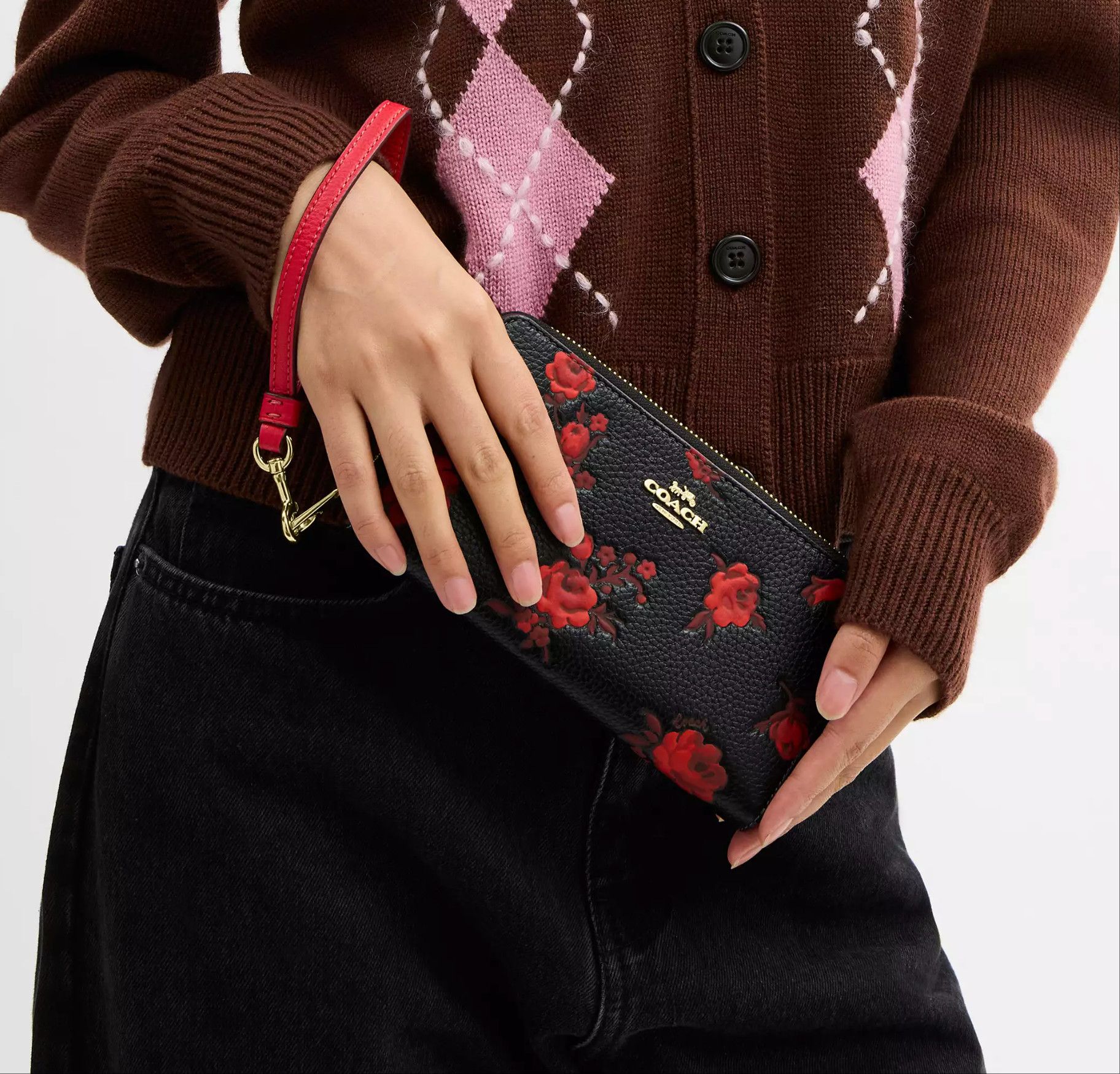 Coach NWT Coach Long Zip Around Wallet With Floral Print CCL36 Size ONE SIZE - 8 Thumbnail