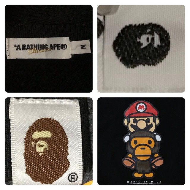 Bape BAPE × Nintendo Mario & Milo sweat shirt a bathing ape NIGO Size US M / EU 48-50 / 2 - 6 Thumbnail