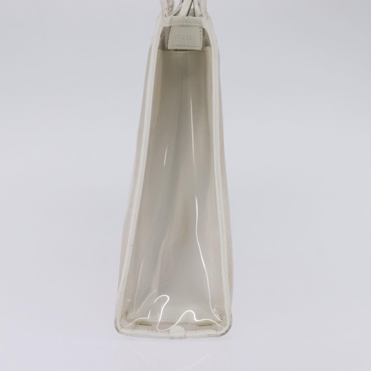 Gucci GUCCI Tote Bag Vinyl Clear Silver 001 2122 001 2122 Size ONE SIZE - 4 Thumbnail