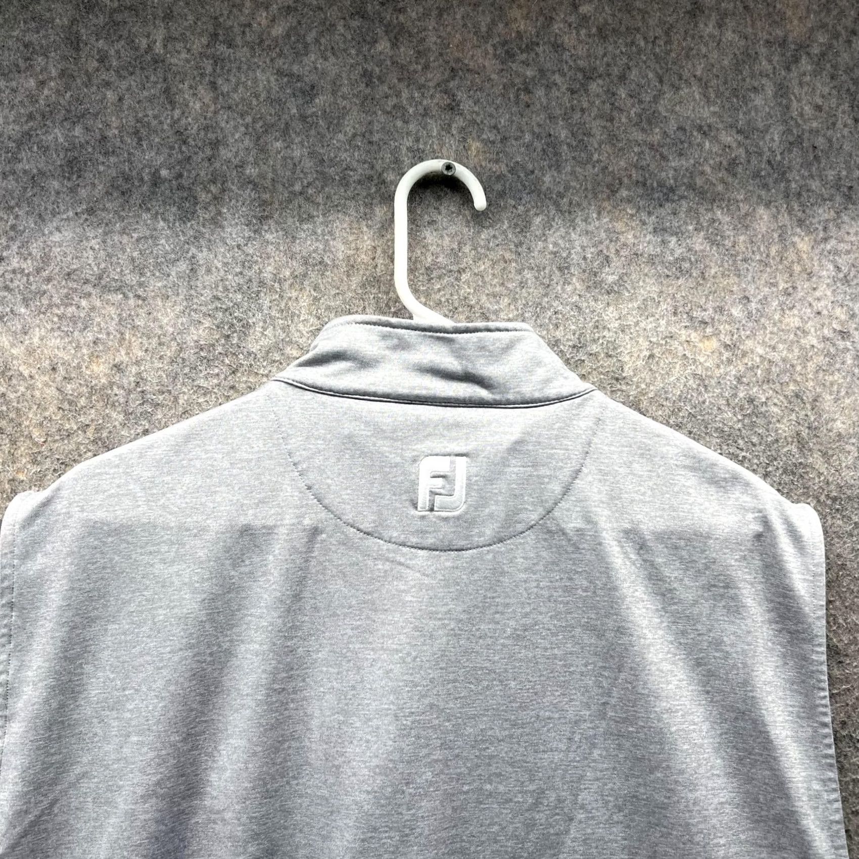 Footjoy VINTAGE FootJoy Sweater Men's Medium Gray Sleeveless 1/2 Zip Golf Vest Regular Accessories Logo style Size US M / EU 48-50 / 2 - 3 Thumbnail