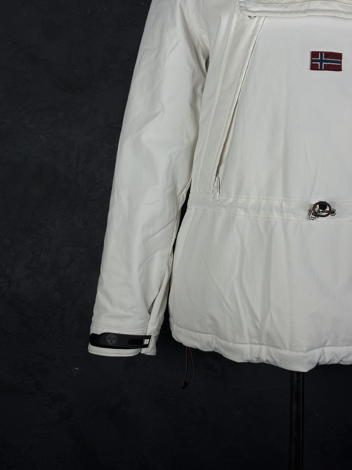 Napapijri Vintage Napapijri Skidoo Anorak Jacket Fleece Outdoor Size XL / US 12-14 / IT 48-50 - 3 Thumbnail