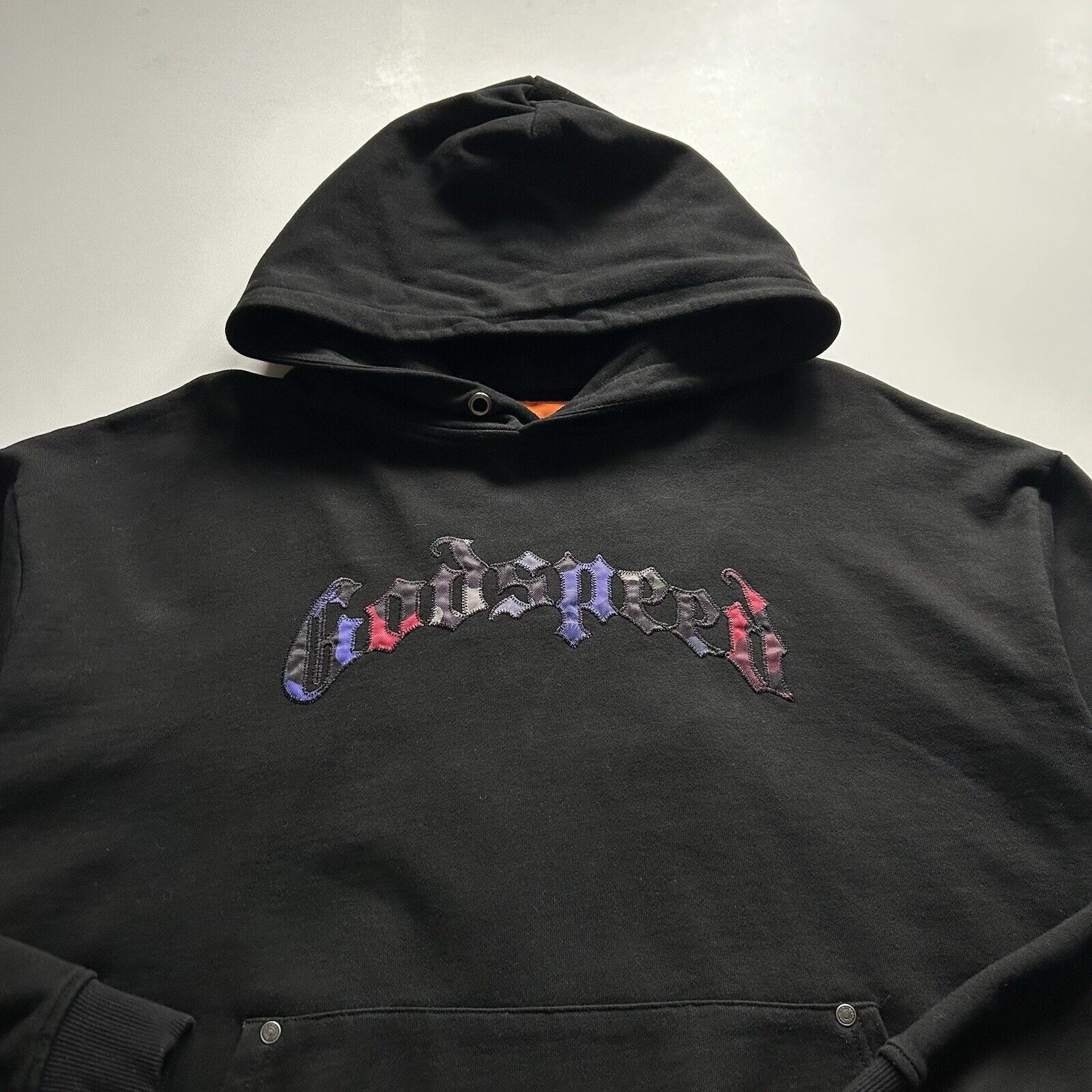 Godspeed Godspeed FW 2023 Archives Embroidered Hoodie XL Black Rare Size US XL / EU 56 / 4 - 2 Thumbnail