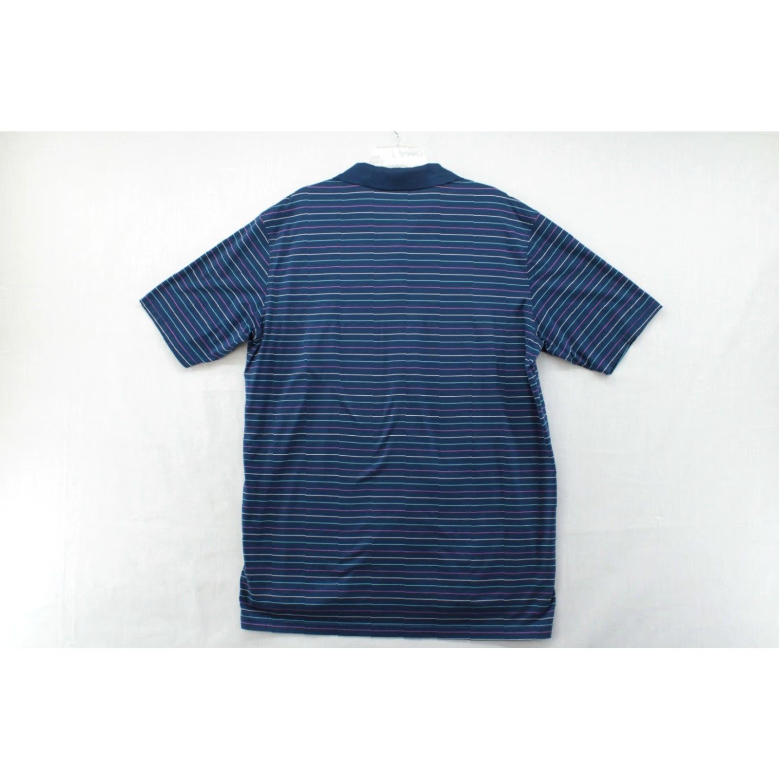 Peter Millar VINTAGE Peter Millar Crown Ease Polo Shirt Mens XL Blue Striped Short Sleeve Golf Preppy Size US XL / EU 56 / 4 - 4 Thumbnail