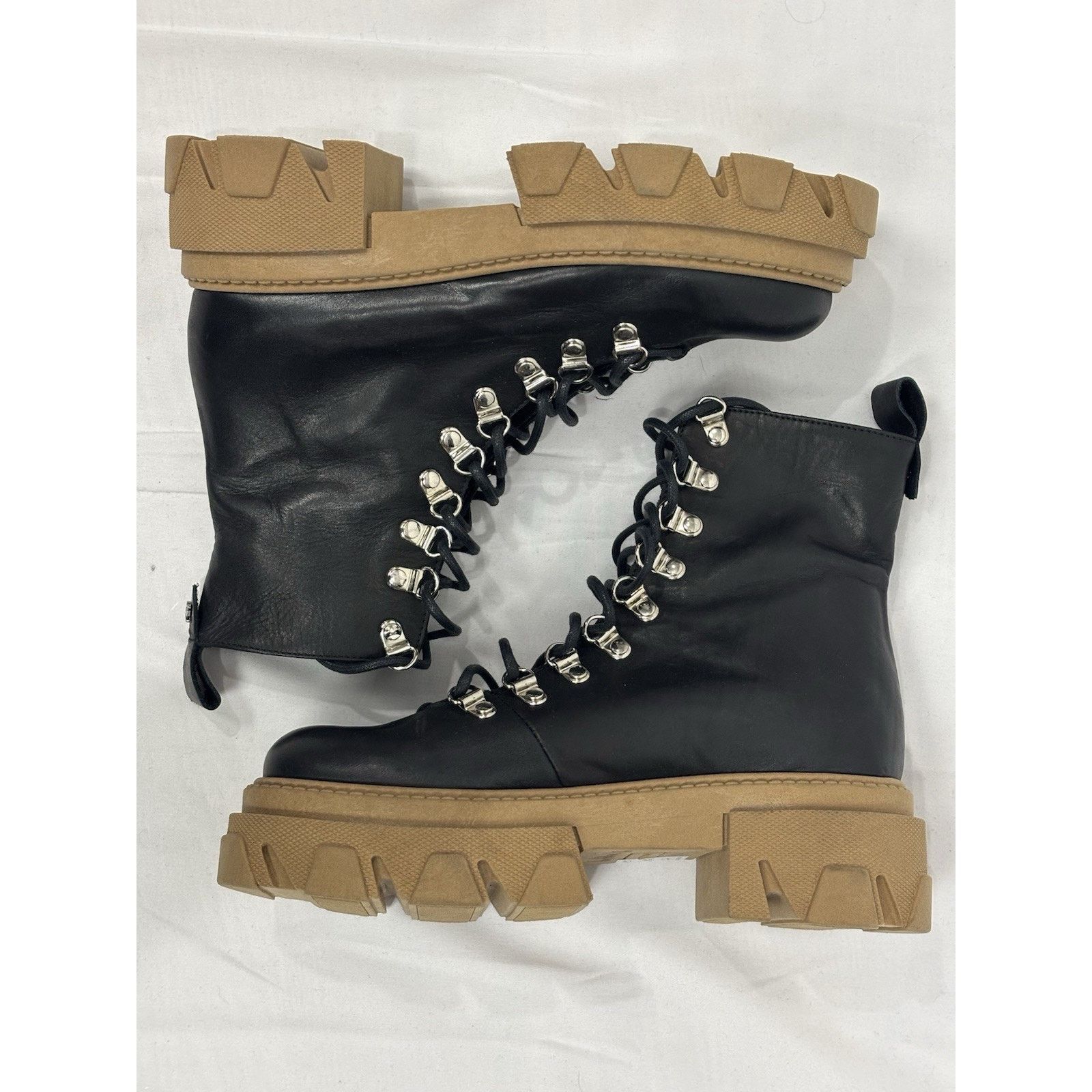 Sam Edelman Sam Edelman Women’s 5 Danika Black Leather Combat Boots Size US 5 / IT 35 - 7 Thumbnail
