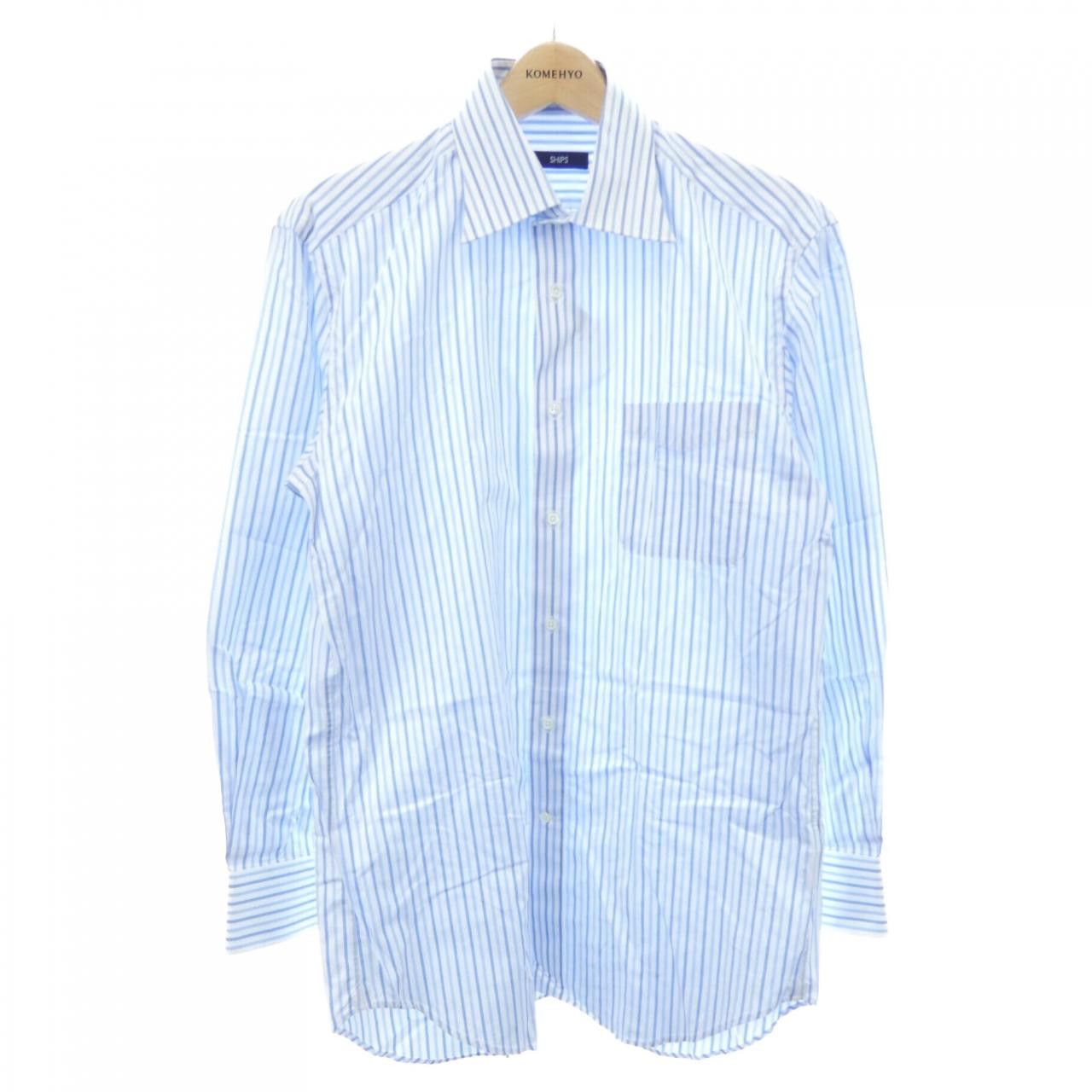 Other SHIPS Cotton Shirt Textile Dress Shirt DUTY FREE for USA