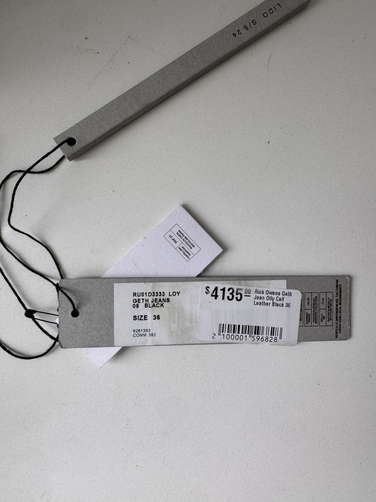 Rick Owens Rick Owens leather geth pants Size US 36 / EU 52 - 6 Thumbnail