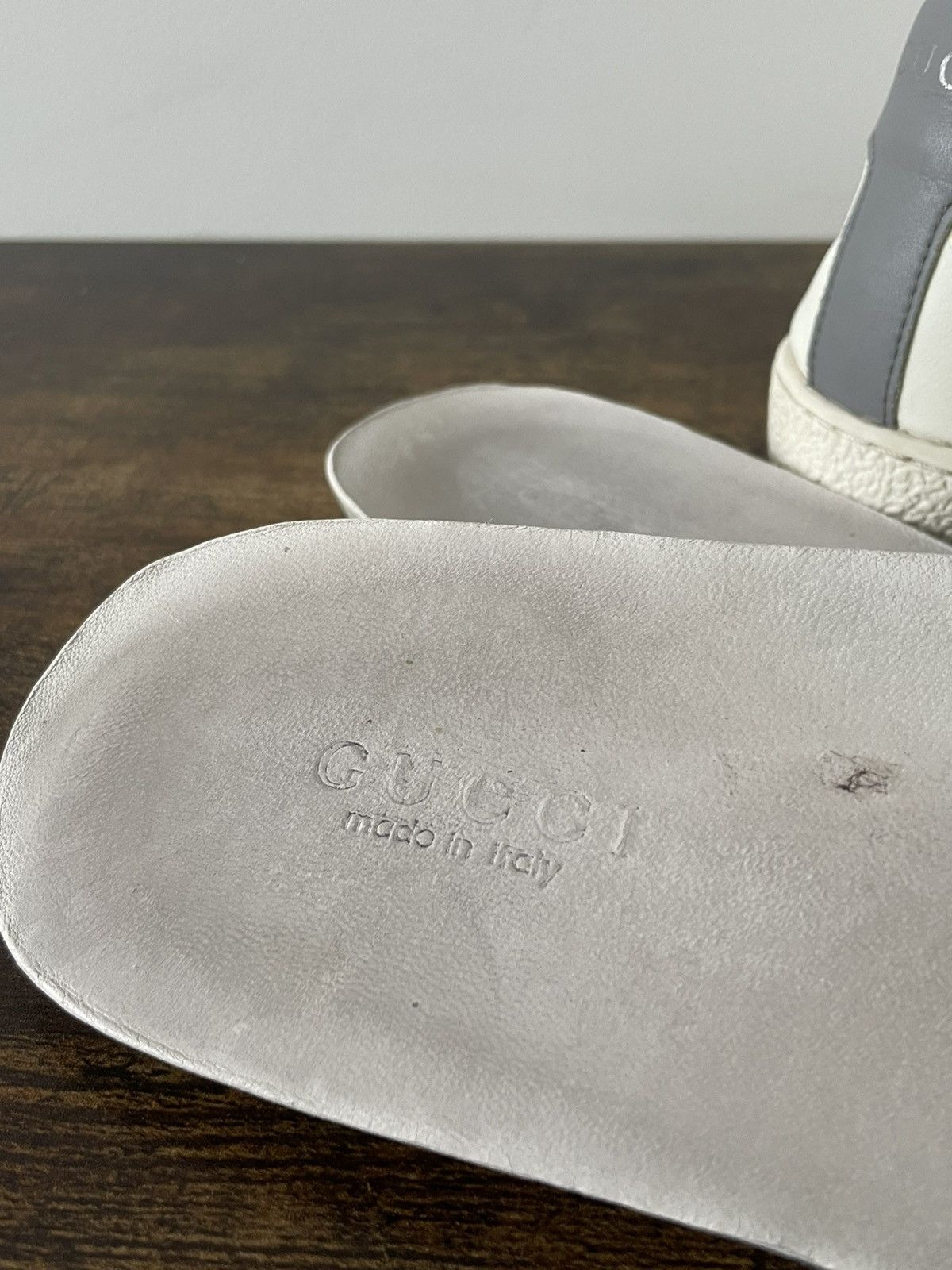 Gucci Gucci Ace Interlocking White Leather Sneakers Size US 9 / EU 42 - 12 Thumbnail