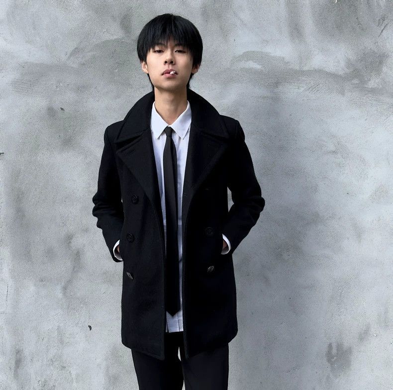 Saint Laurent Paris Saint Laurent Paris Navy coat in the first year of 13fw-250 Size US S / EU 44-46 / 1 - 7 Thumbnail