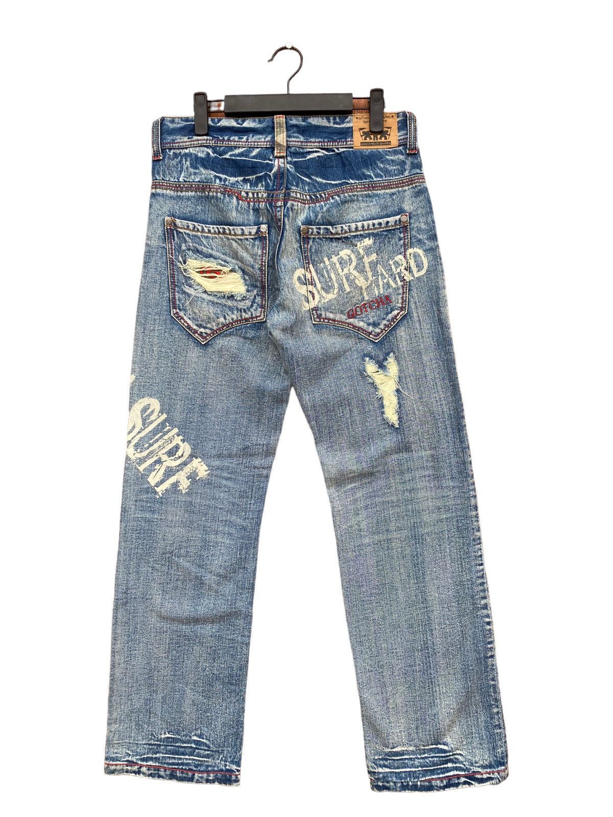 Japanese Brand Gotcha Distressed Pants Size US 31 - 2 Thumbnail