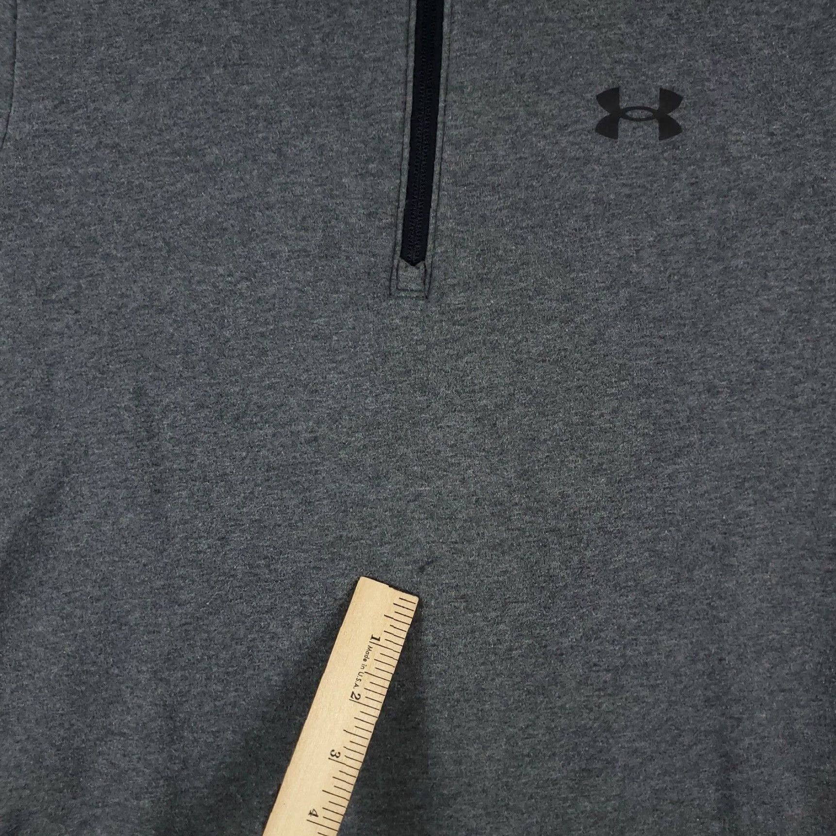 Under Armour Under Armour Mens Small Gray Quarter Zip Sweater Pullover Size US S / EU 44-46 / 1 - 6 Thumbnail