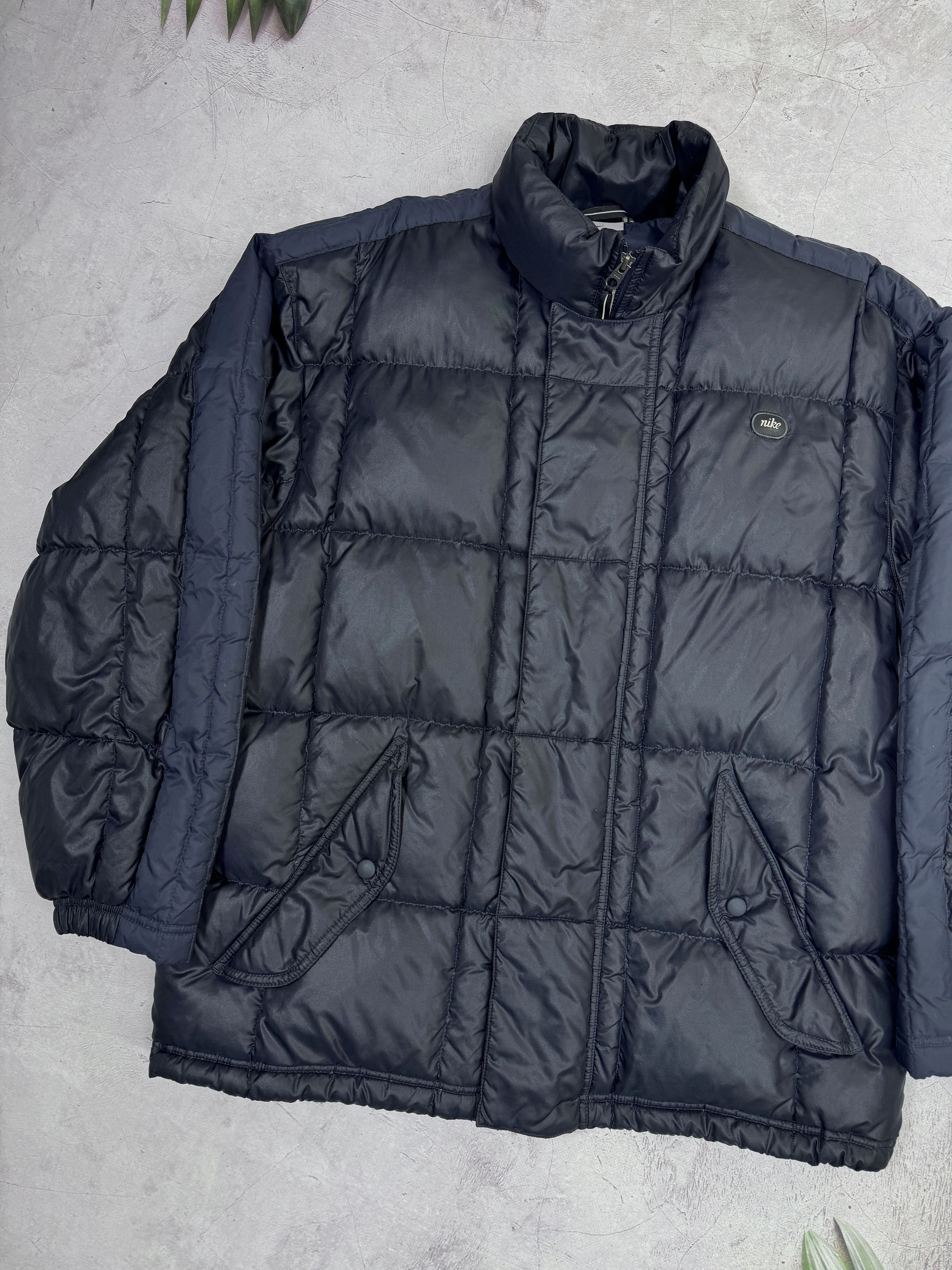 Nike × Vintage Y2K Nike Puffer Square Quilted Jacket One Bowerman Drive Size US L / EU 52-54 / 3 - 6 Thumbnail