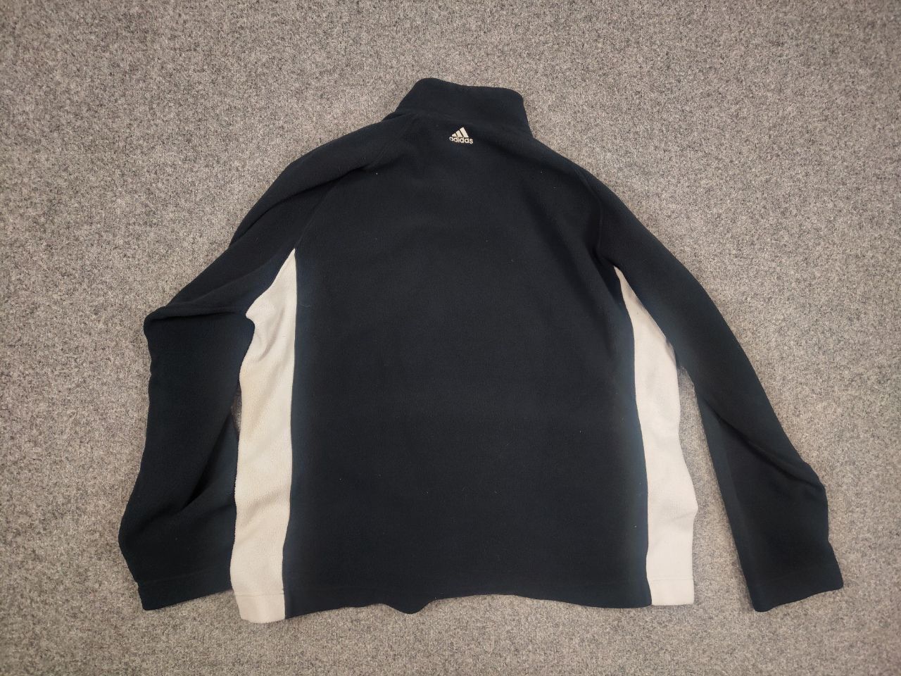 Adidas Vintage Adidas x Real Madrid Logo Zip Fleece Pullover Size US XL / EU 56 / 4 - 11 Thumbnail
