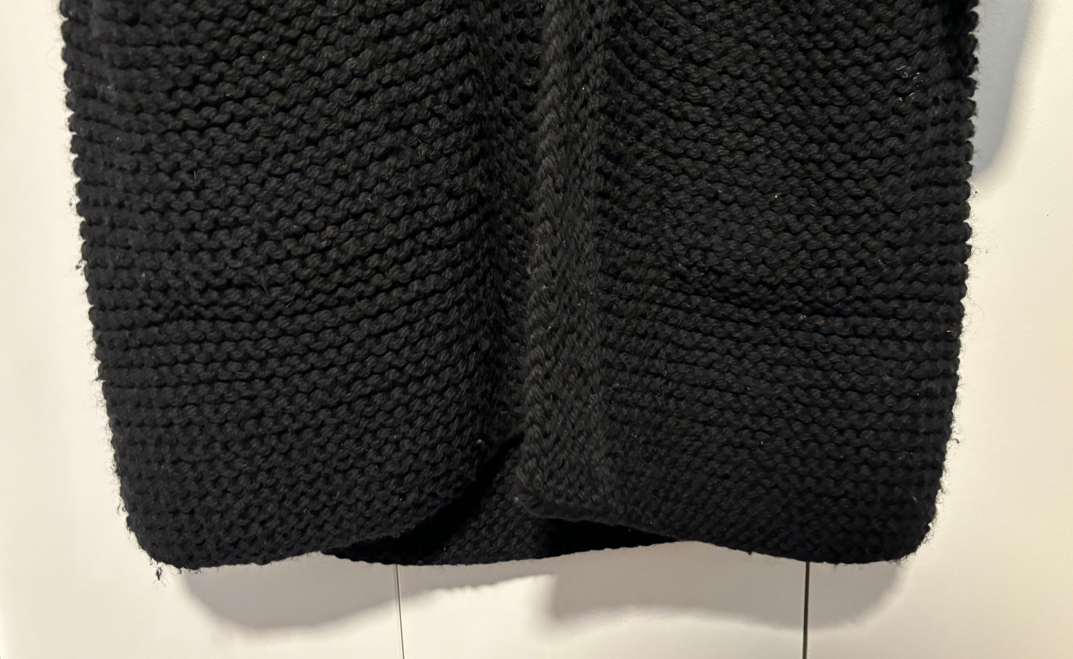 Wings + Horns Wings + Horns Peruvian Black Wool Handknit Cardigan XS-S Size US S / EU 44-46 / 1 - 11 Thumbnail