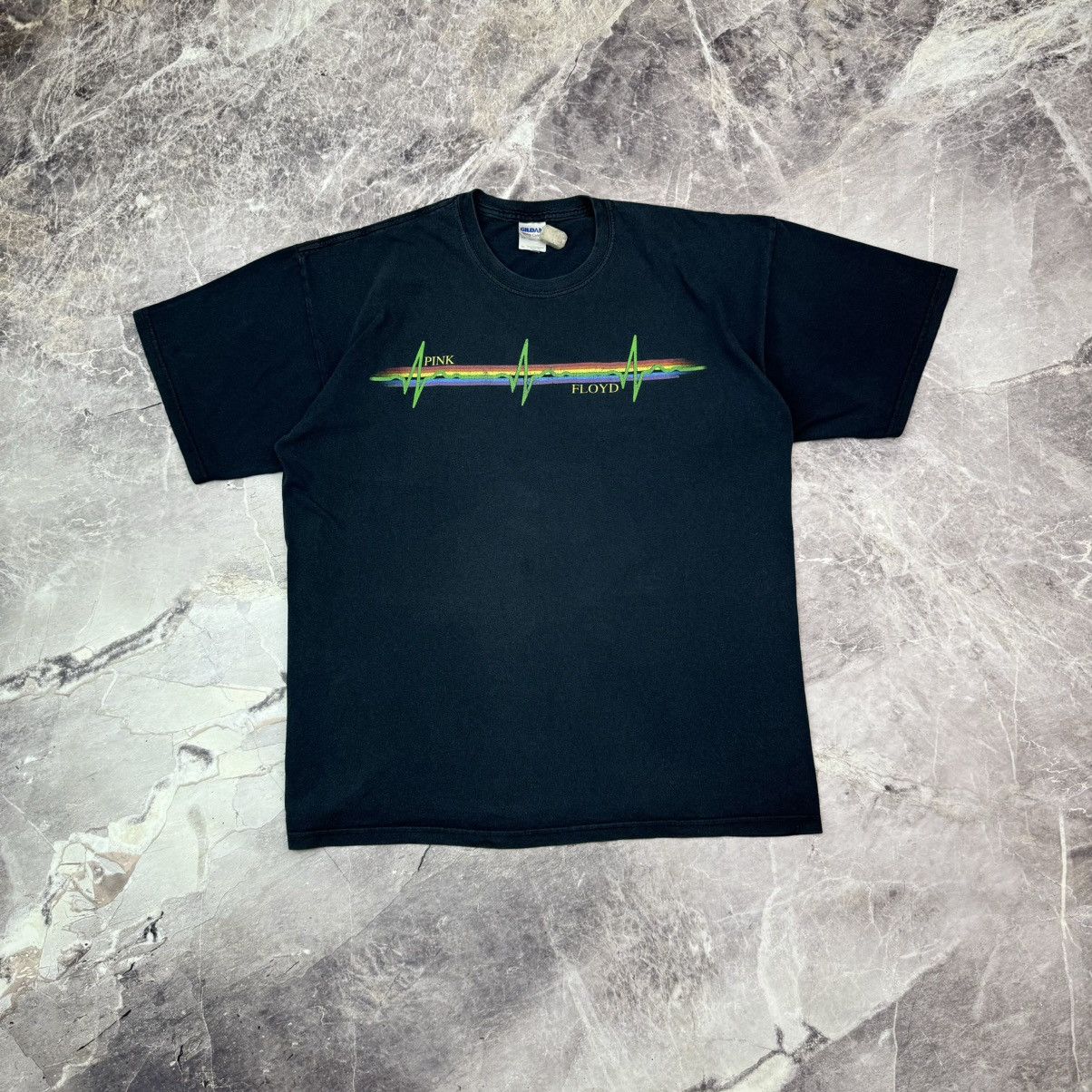 Band Tees × Pink Floyd × Vintage Vintage Pink Floyd Dark Side to the Moon Tour Black Band Tee Size US XL / EU 56 / 4 - 2 Thumbnail
