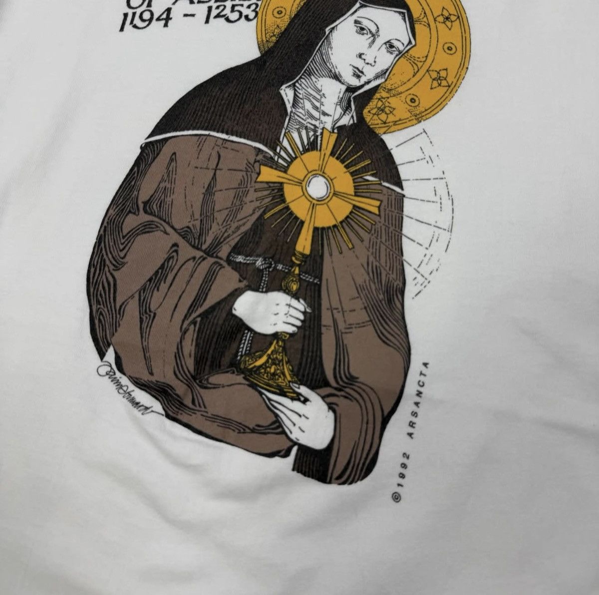 Vintage Vintage 90’ Clare Of Assisi Size US L / EU 52-54 / 3 - 3 Thumbnail