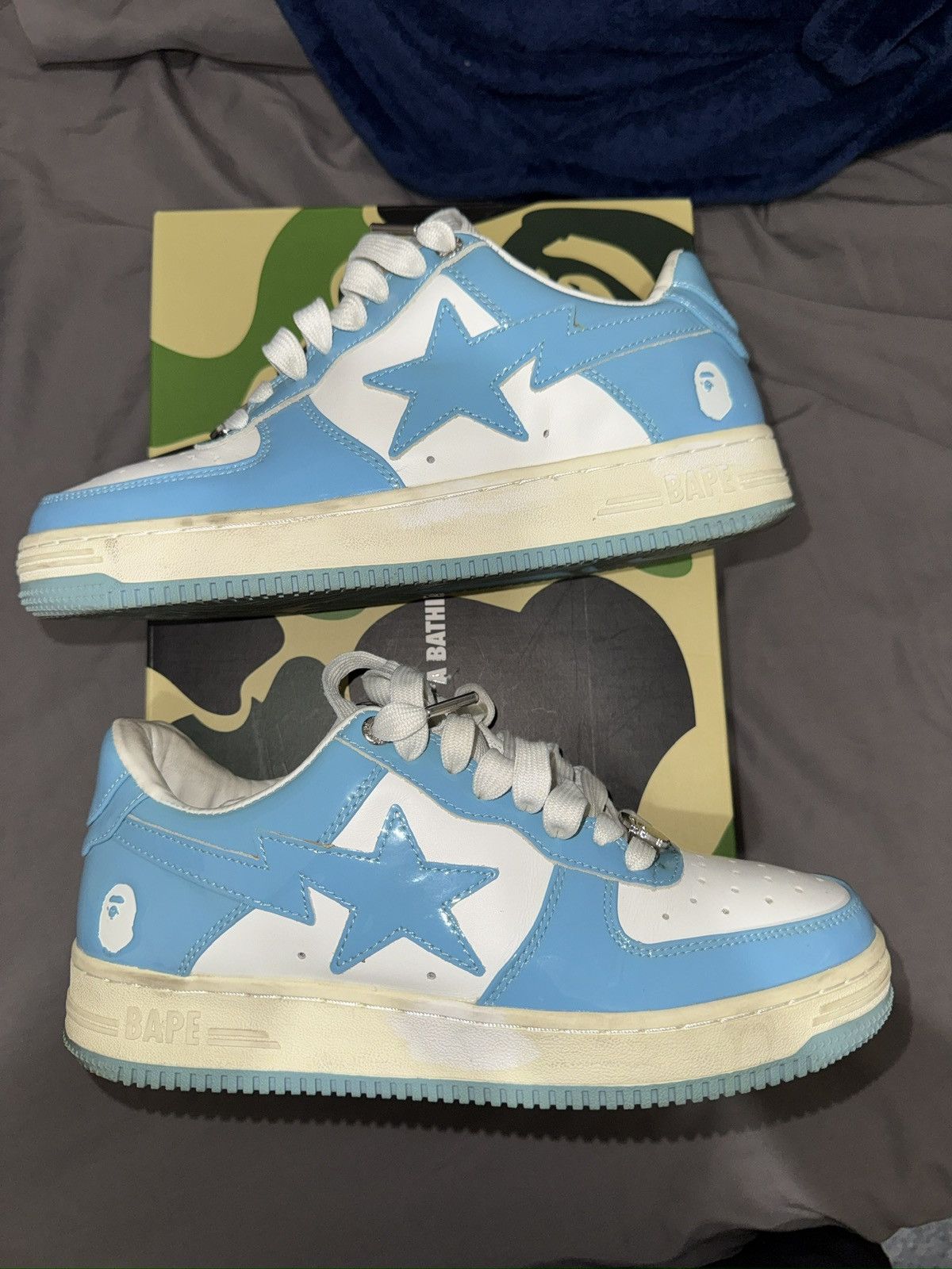 Bape BAPESTA 2017 “SAX” Size US 8 / EU 41 - 1 Thumbnail