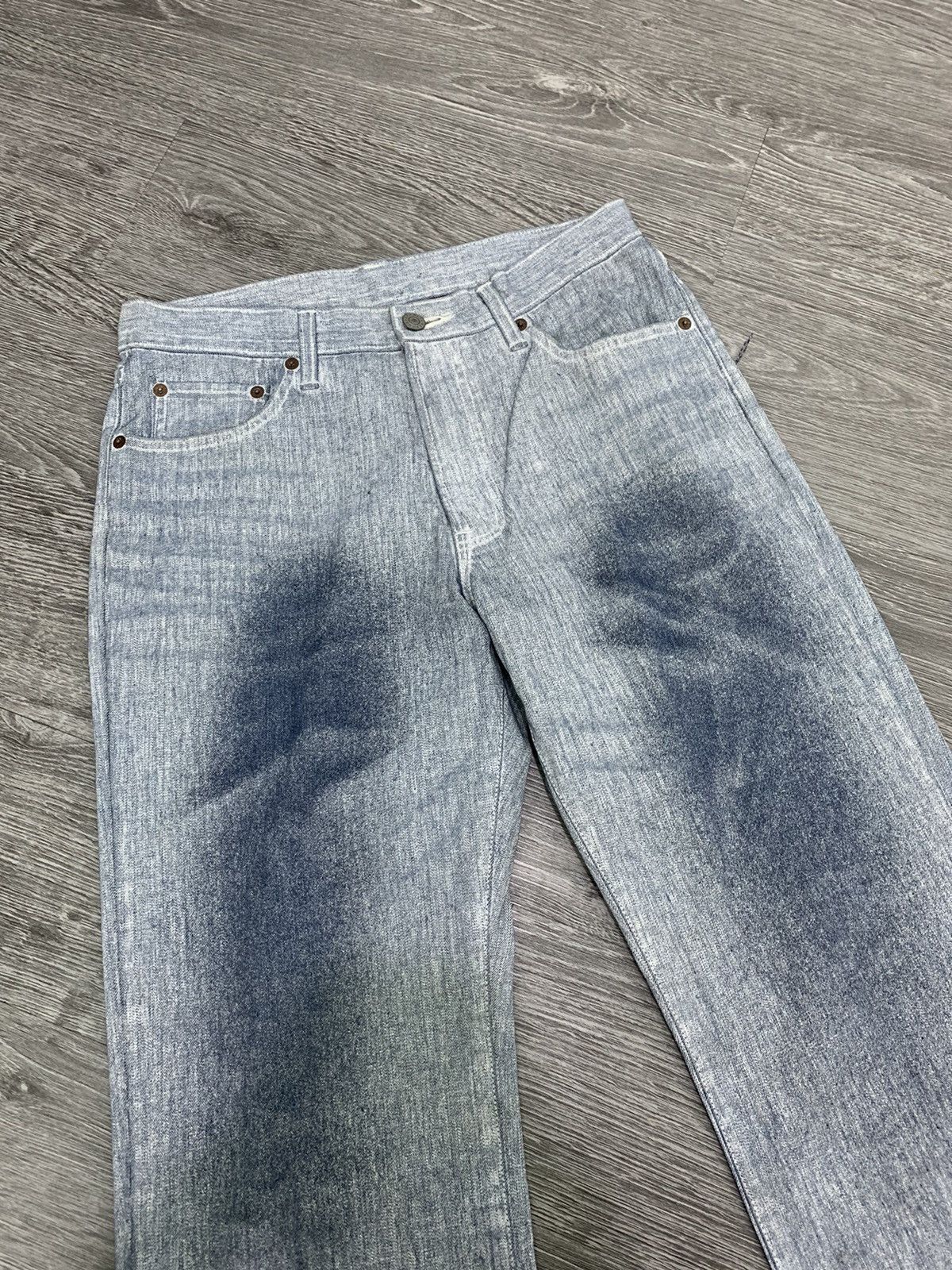 Japanese Brand 🇯🇵Japanese Brand Blue Way Denim Pant🇯🇵 Size US 29 - 2 Thumbnail
