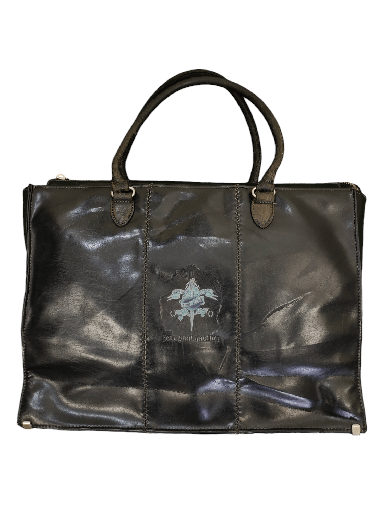 Jean Paul Gaultier Vintage Jean Paul Gaultier 'Safe Sex For Ever' Distress Bag Size ONE SIZE - 4 Thumbnail