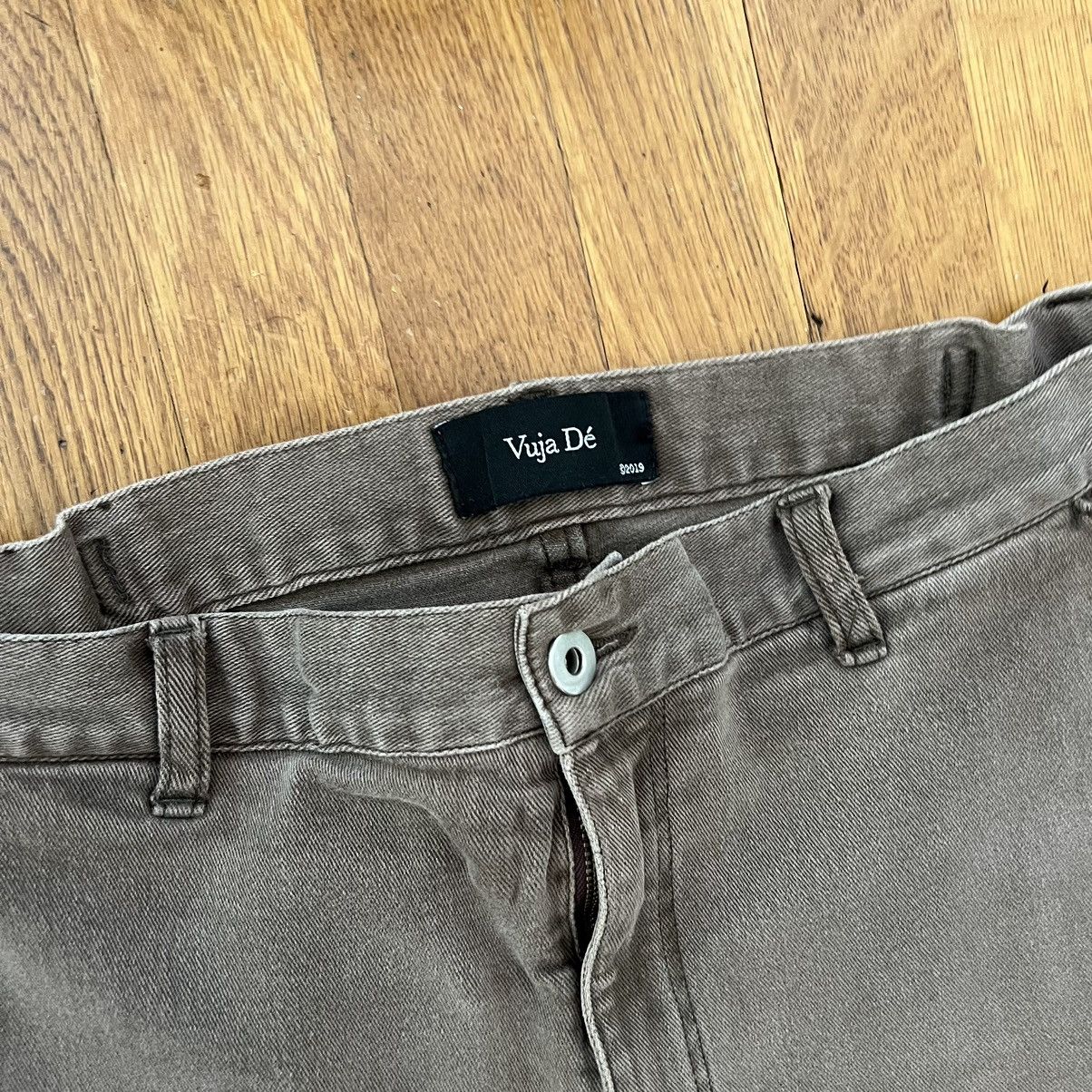 Vuja De Vuja De Carpenter Flare Brown With Zips Size US 33 - 3 Thumbnail