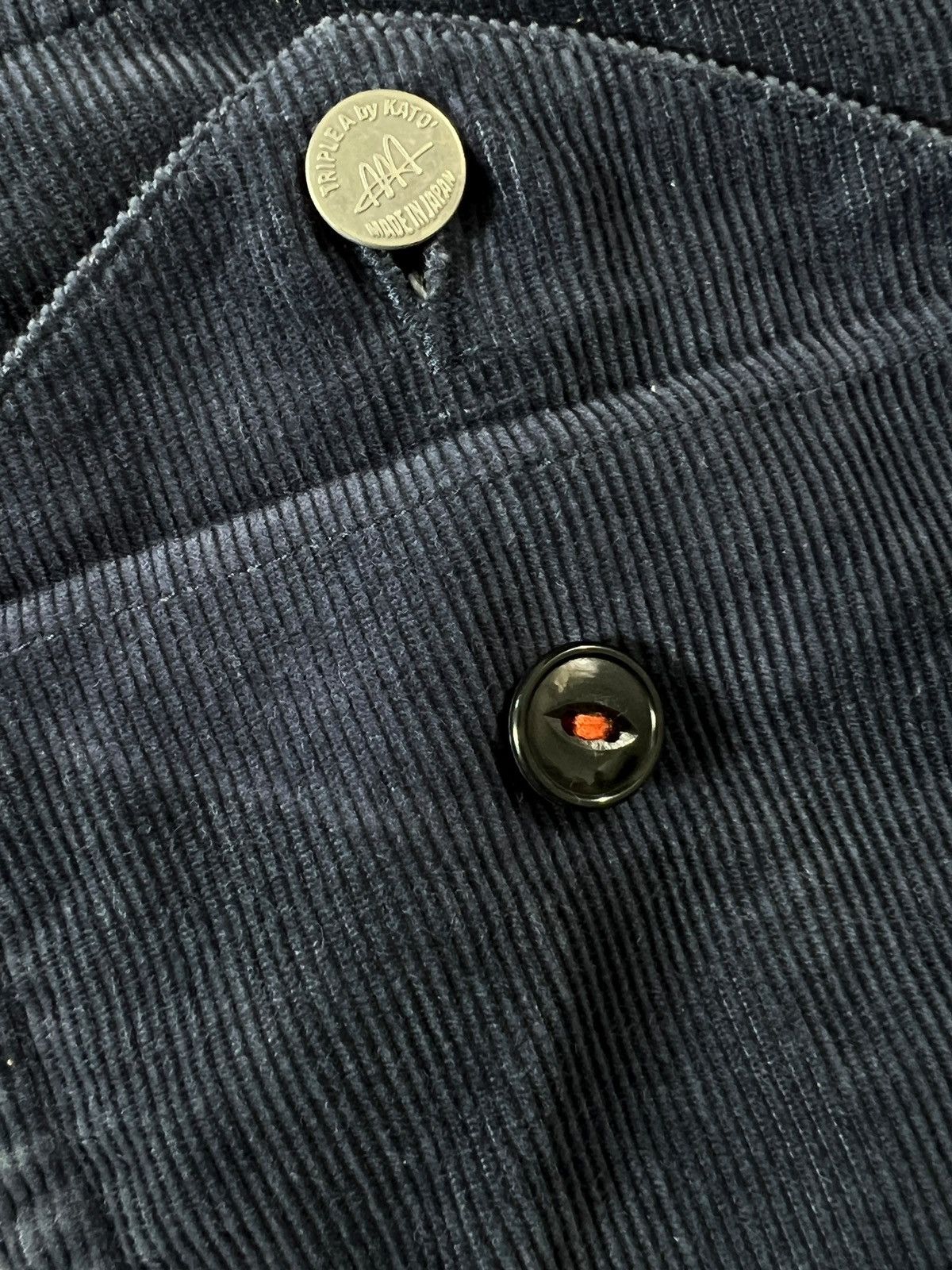 KATO Triple A by Kato’ Indigo Corduroy Pants Size US 32 / EU 48 - 8 Thumbnail