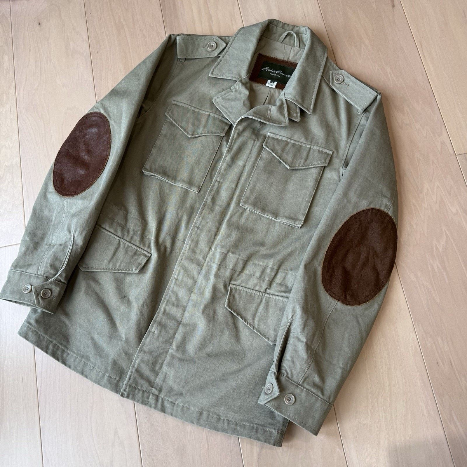 Eddie Bauer Eddie Bauer Explorer Field Coat M Khaki Full Zip Hunting Size US M / EU 48-50 / 2 - 12 Thumbnail